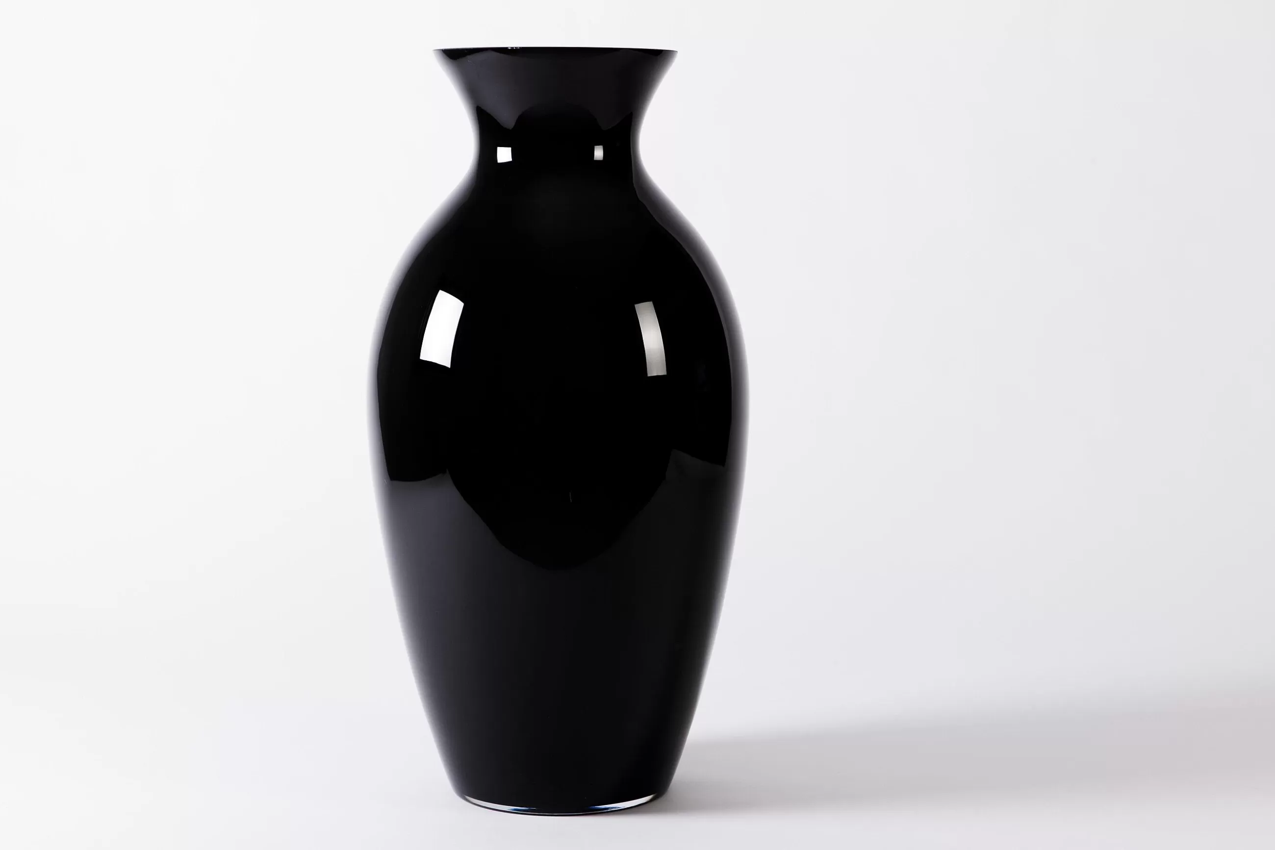 Flamant Adina, Vase, Noir, Souffle Bouche, 70Cm- Décoration