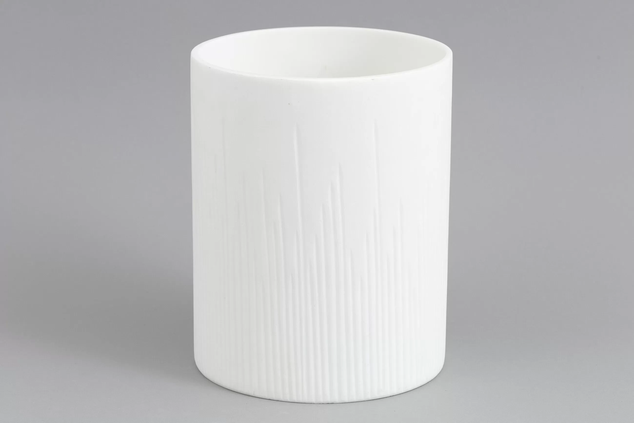 Flamant Ayla, Vase, Verre, Blanc, O17,5X21,5H- Décoration