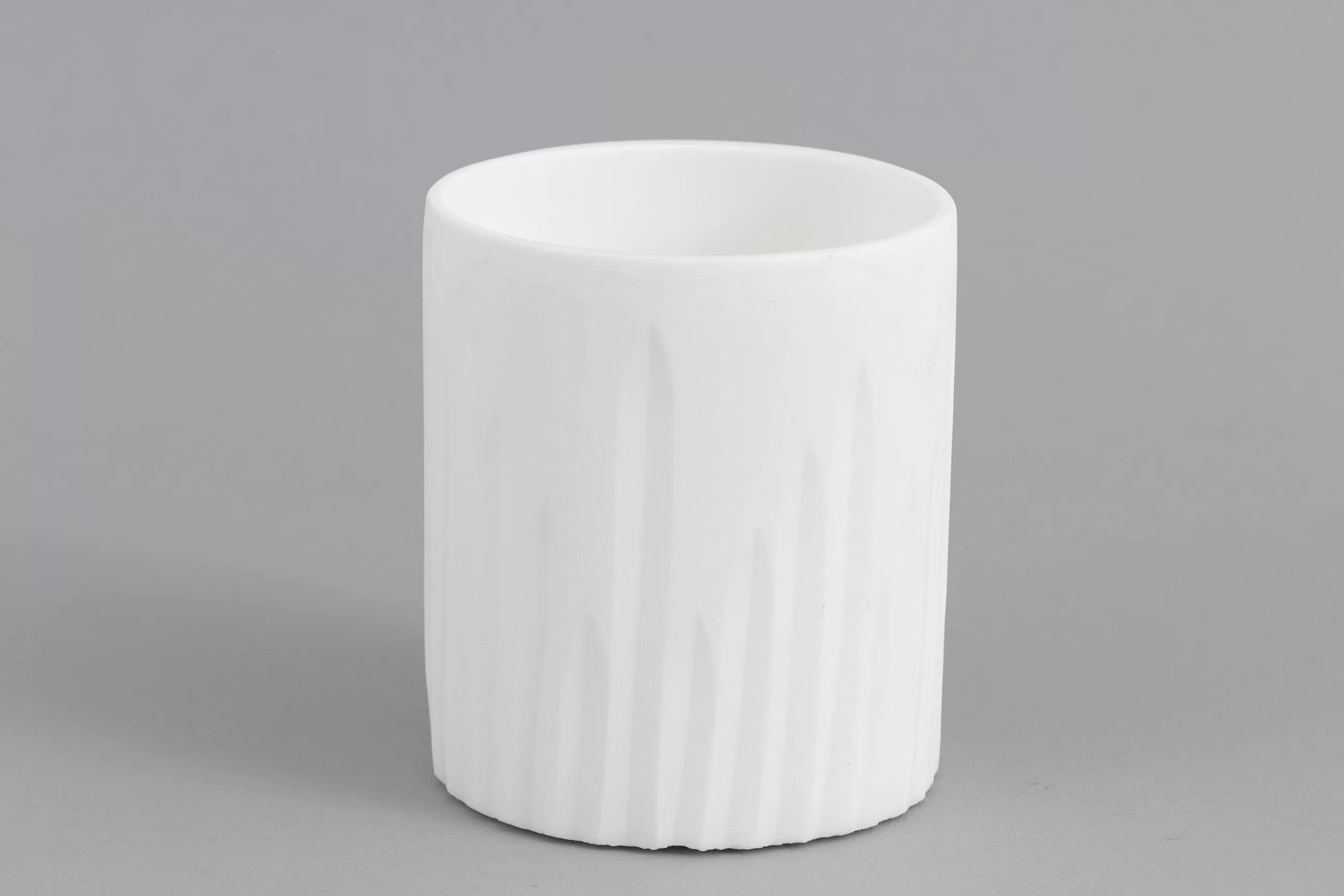 Flamant Ayla, Vase, Verre, Blanc, O8X9,5H- Décoration