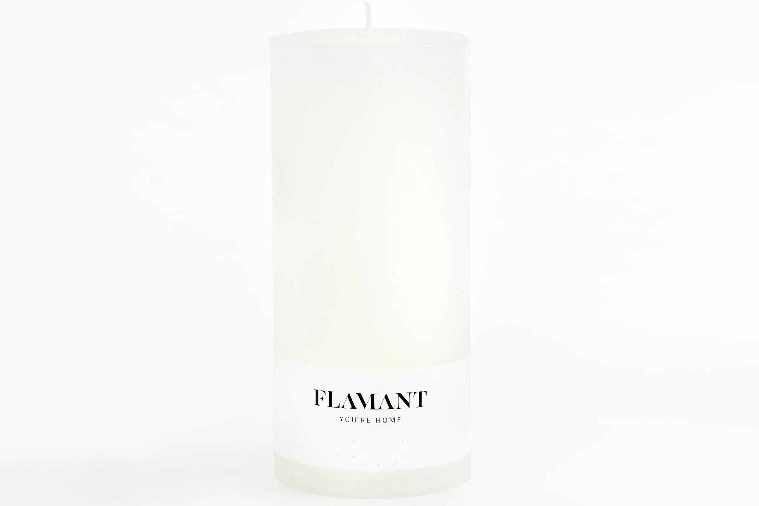 Flamant Beth, Bougie, Couleur Blanc, 9X20Cm- Décoration