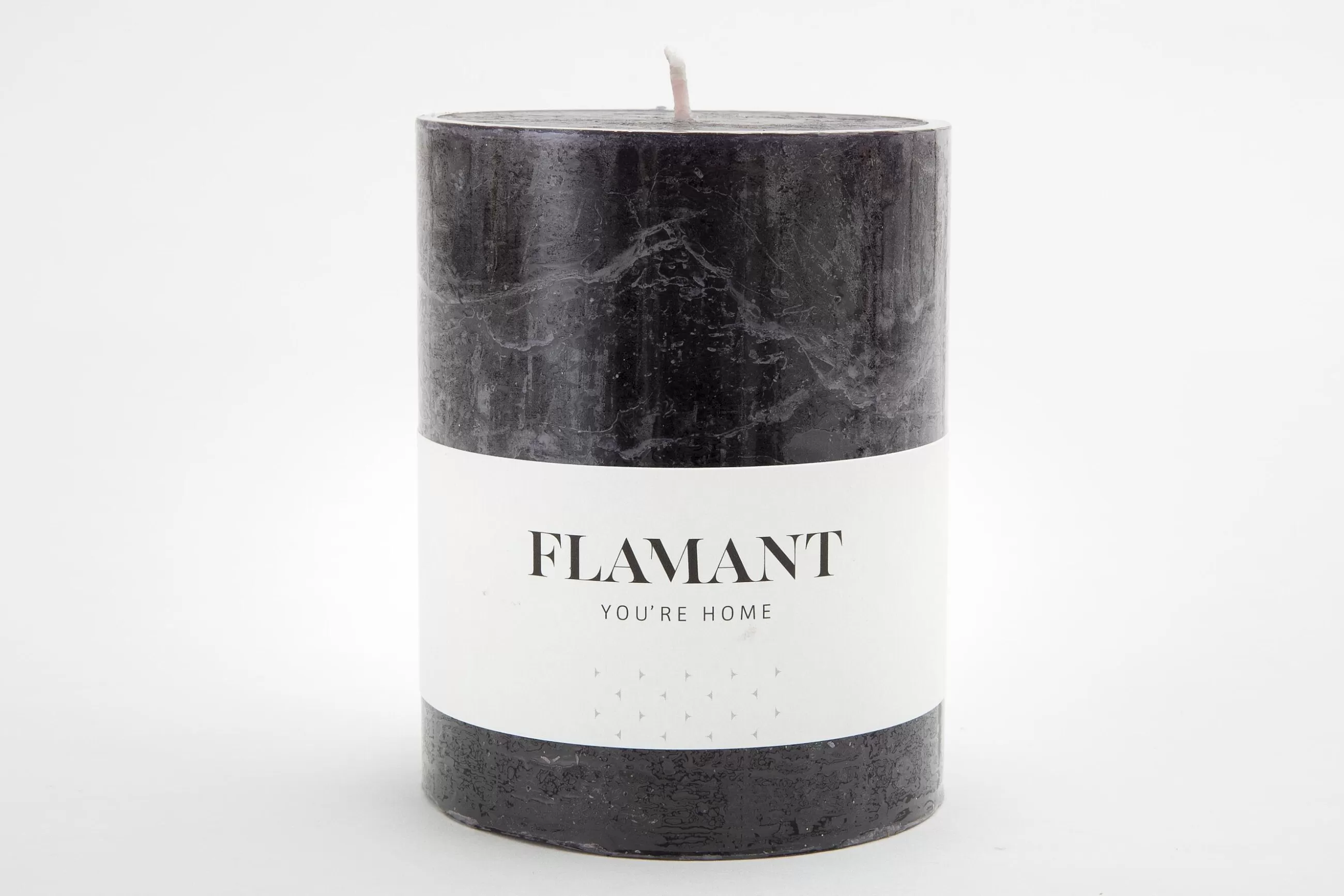 Flamant Beth, Bougie, Couleur Noir, 9X11,5Cm- Décoration