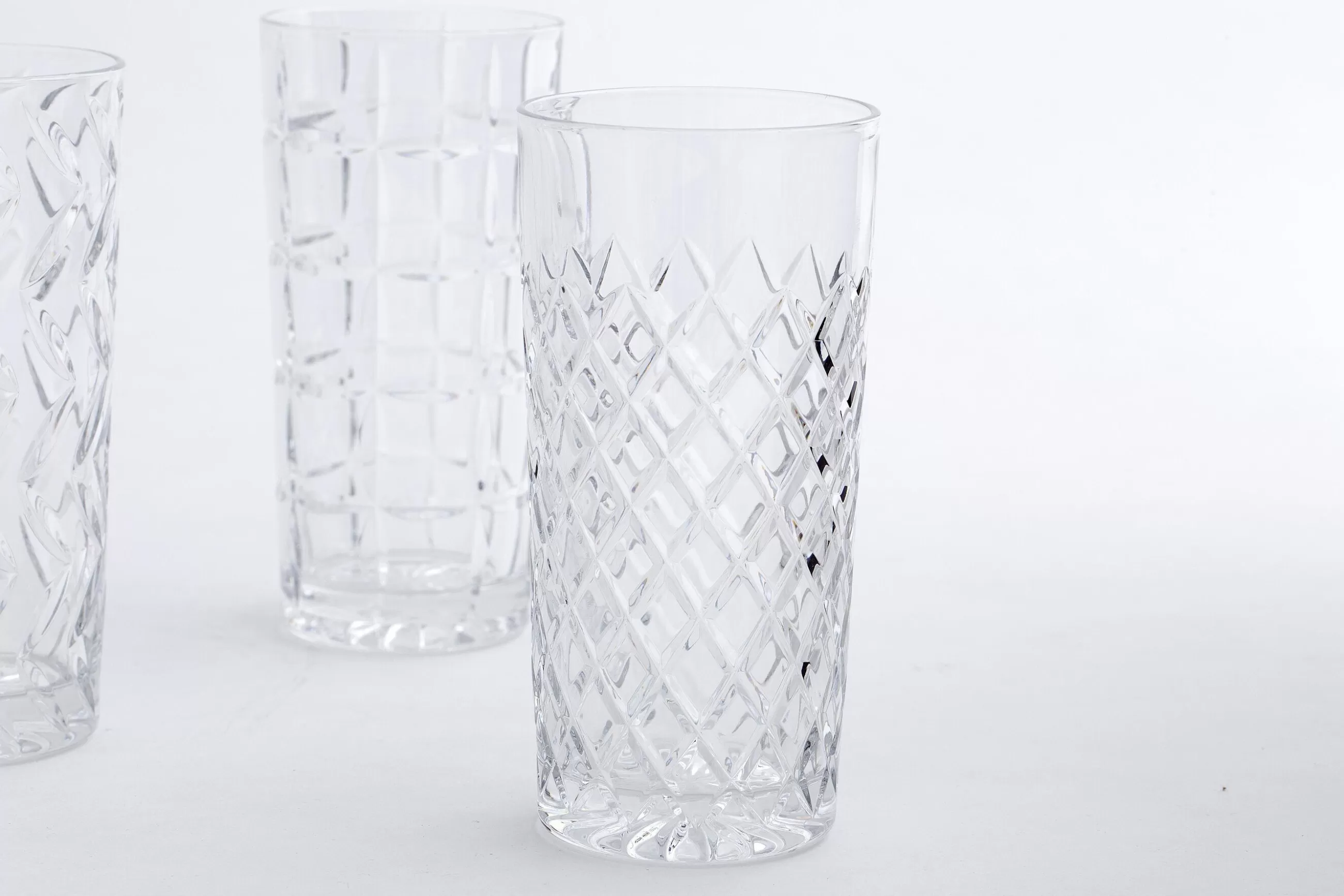 Flamant Bogart, Grand Verre, Coupe A La Main, Ensemble De 6- Lunettes
