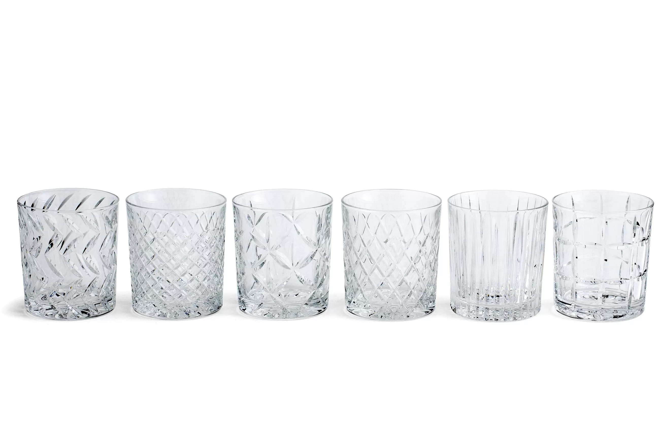 Flamant Bogart, Verre A Whisky, Coupe A La Main, Set De 6- Lunettes