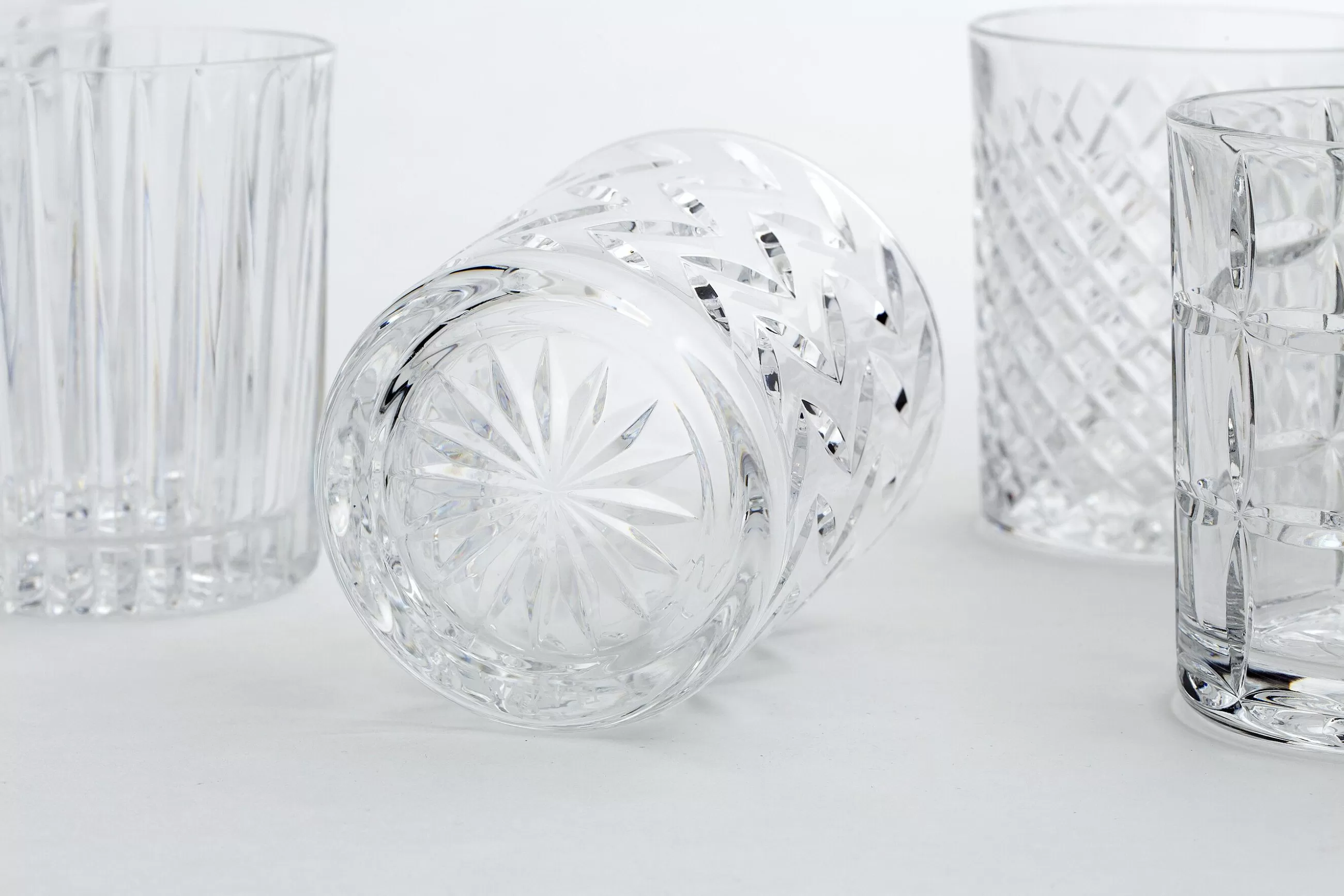 Flamant Bogart, Verre A Whisky, Coupe A La Main, Set De 6- Lunettes