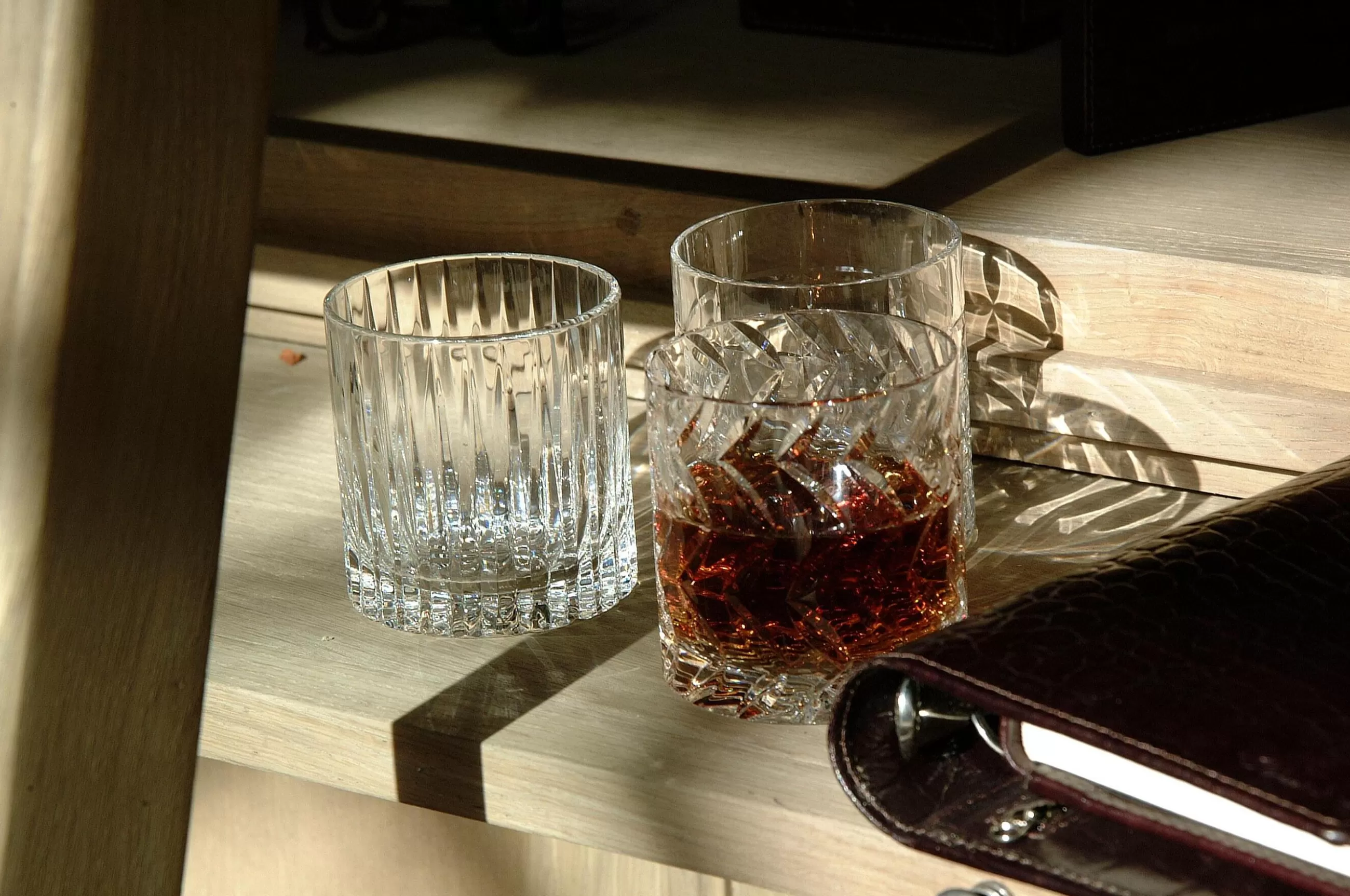Flamant Bogart, Verre A Whisky, Coupe A La Main, Set De 6- Lunettes