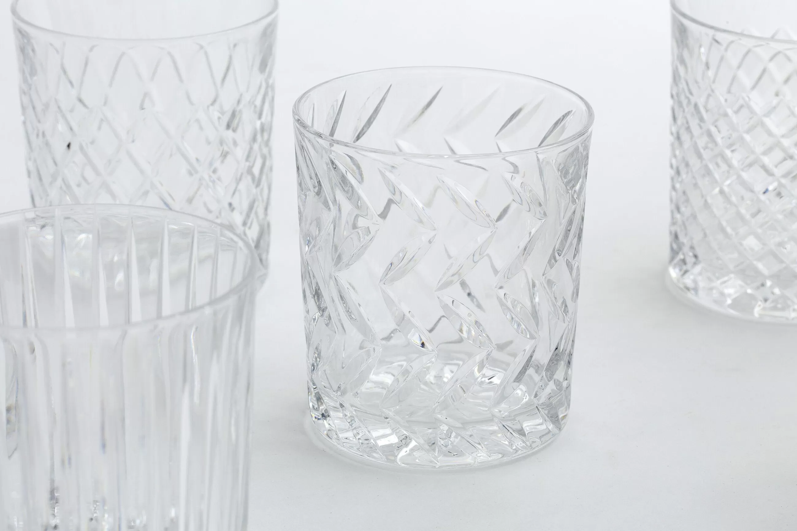 Flamant Bogart, Verre A Whisky, Coupe A La Main, Set De 6- Lunettes