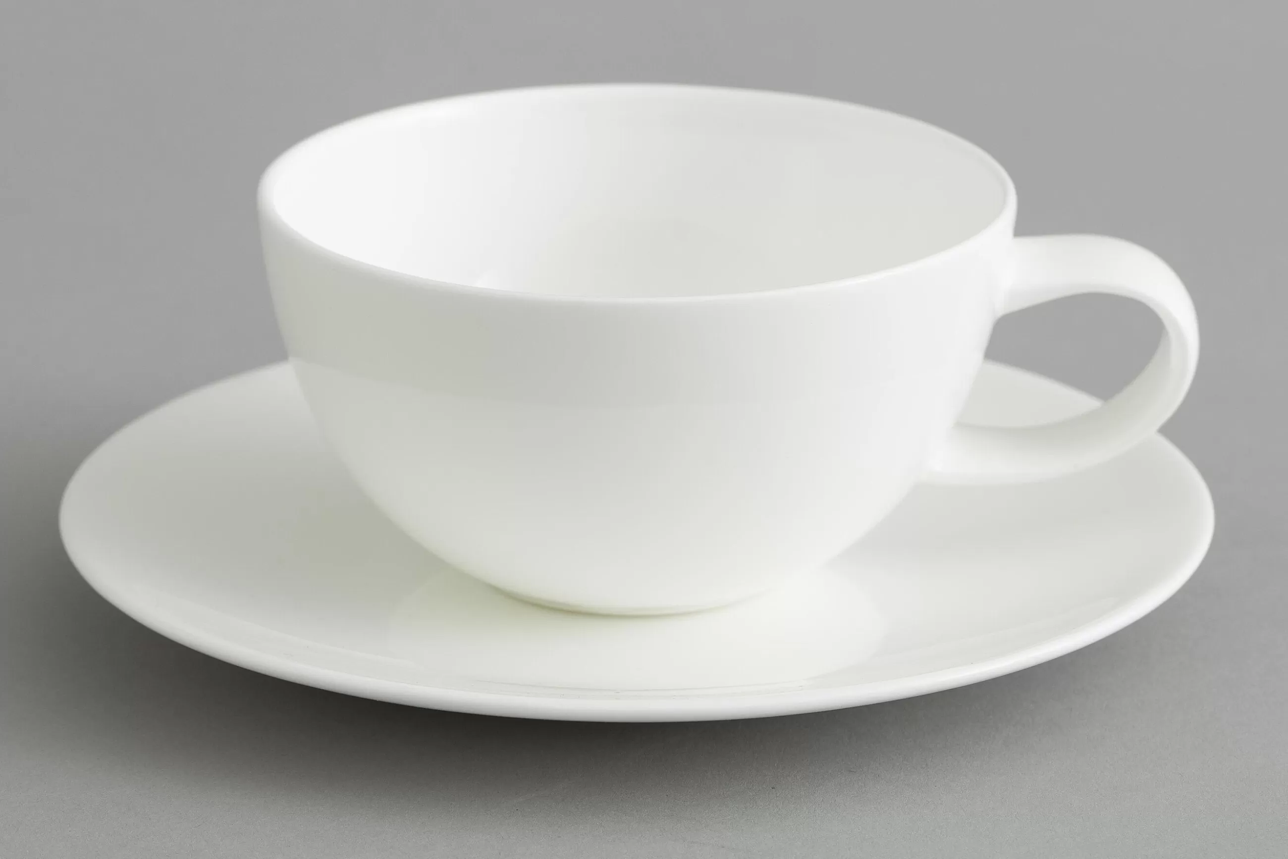 Flamant Cathy, Tasse Et Soucoupe, Porcelaine, Blanc, 200Ml- Assiettes, Plats Et Bols