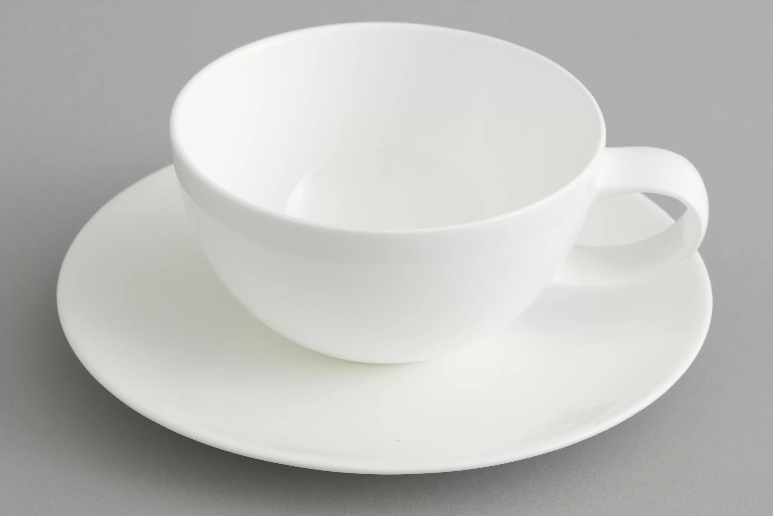 Flamant Cathy, Tasse Et Soucoupe, Porcelaine, Blanc, 200Ml- Assiettes, Plats Et Bols