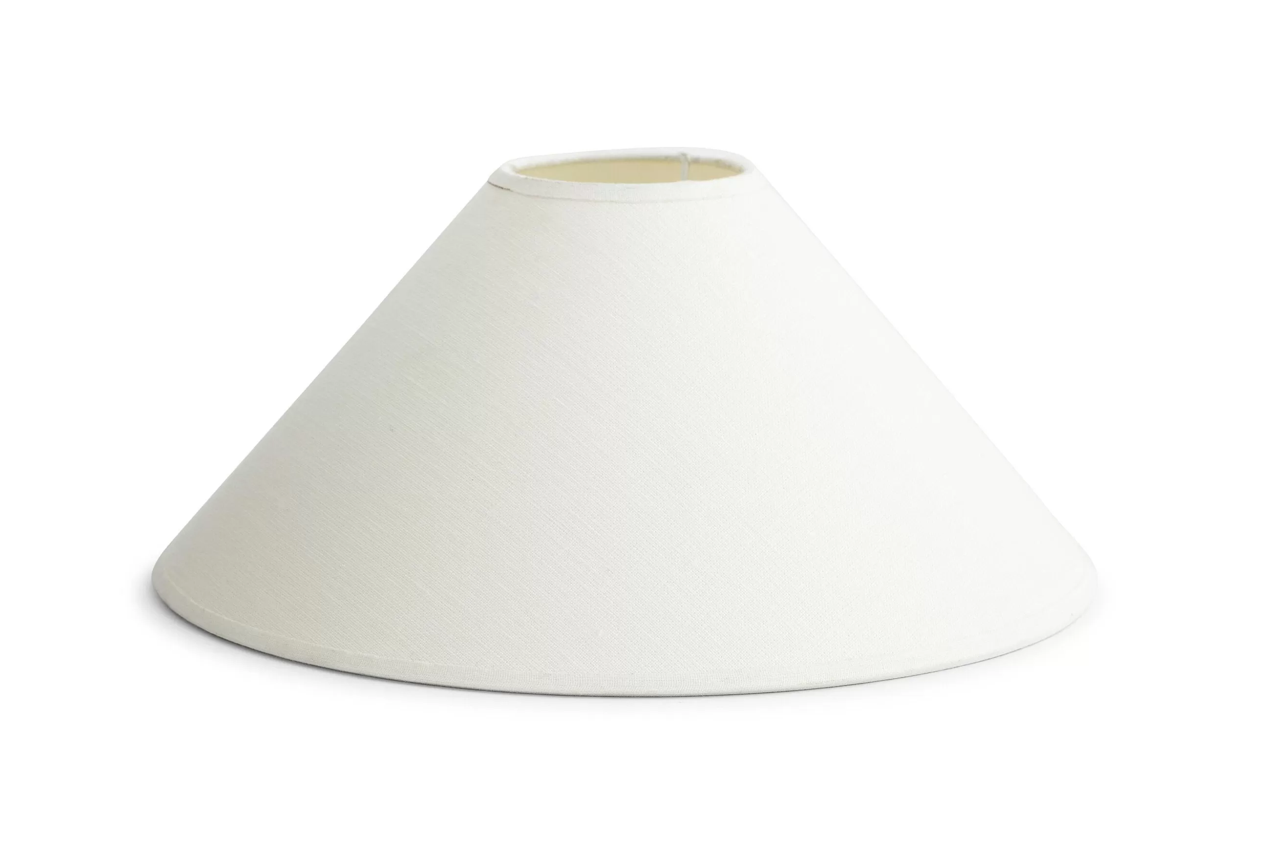 Flamant Circum, Abat-Jour, Blanc Casse, Conique, 30 Cm- Eclairage