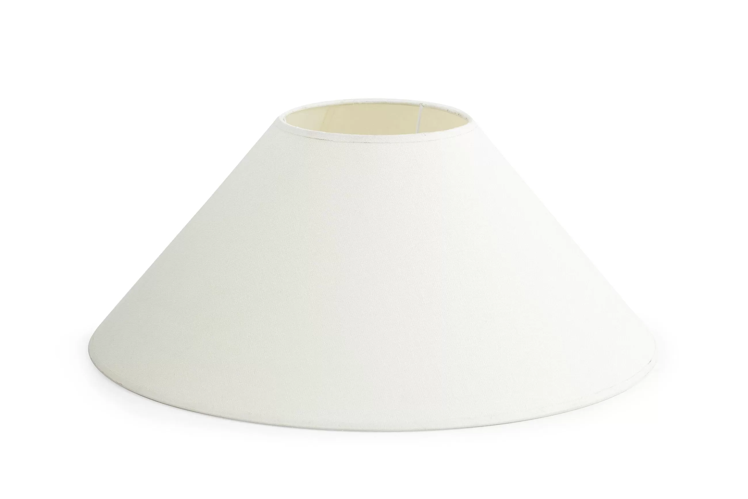 Flamant Circum, Abat-Jour, Blanc Casse, Conique, 45 Cm- Eclairage