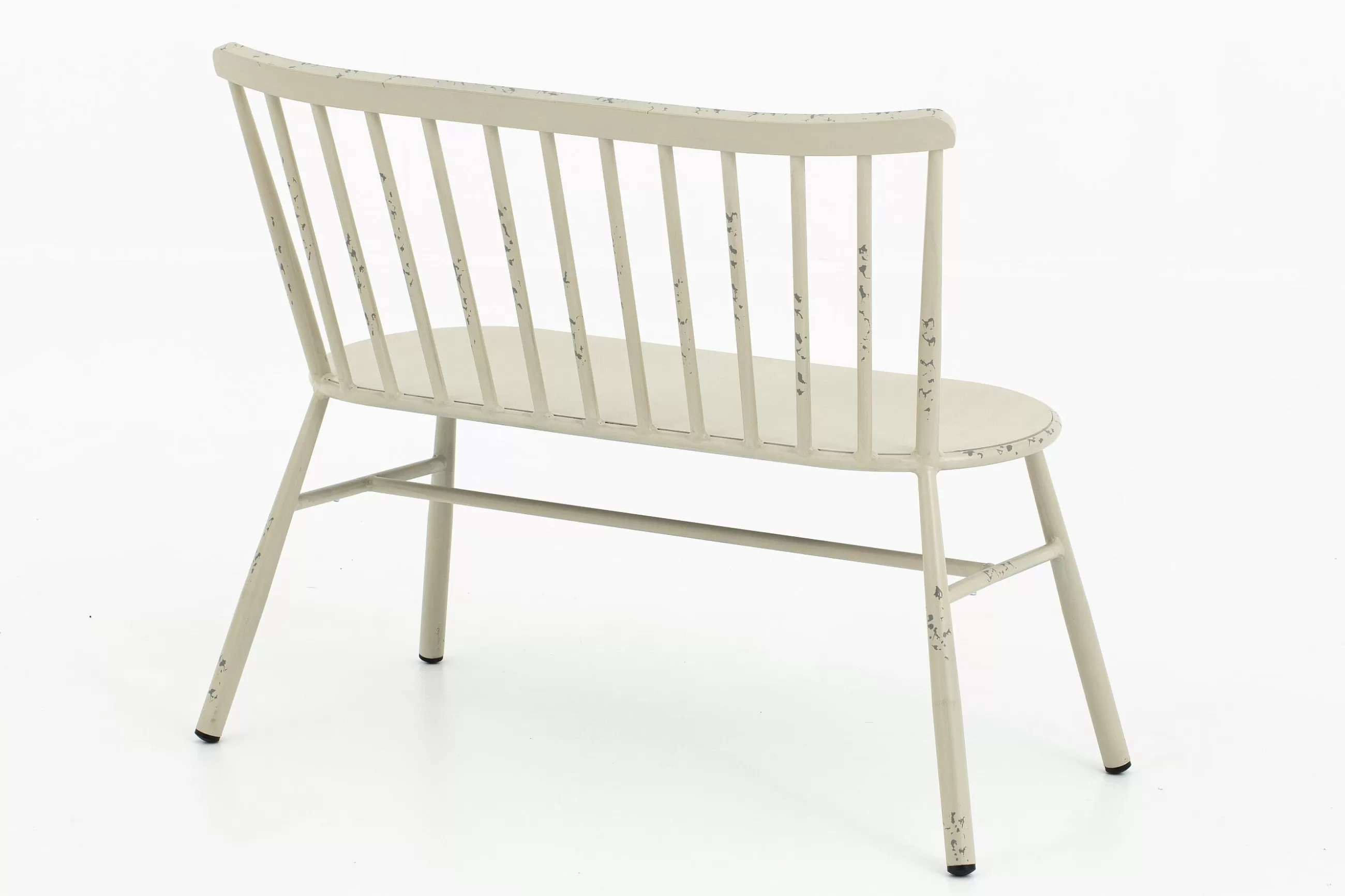 Flamant Claire, Banc De Jardin, Blanc Retro- Sièges De Jardin