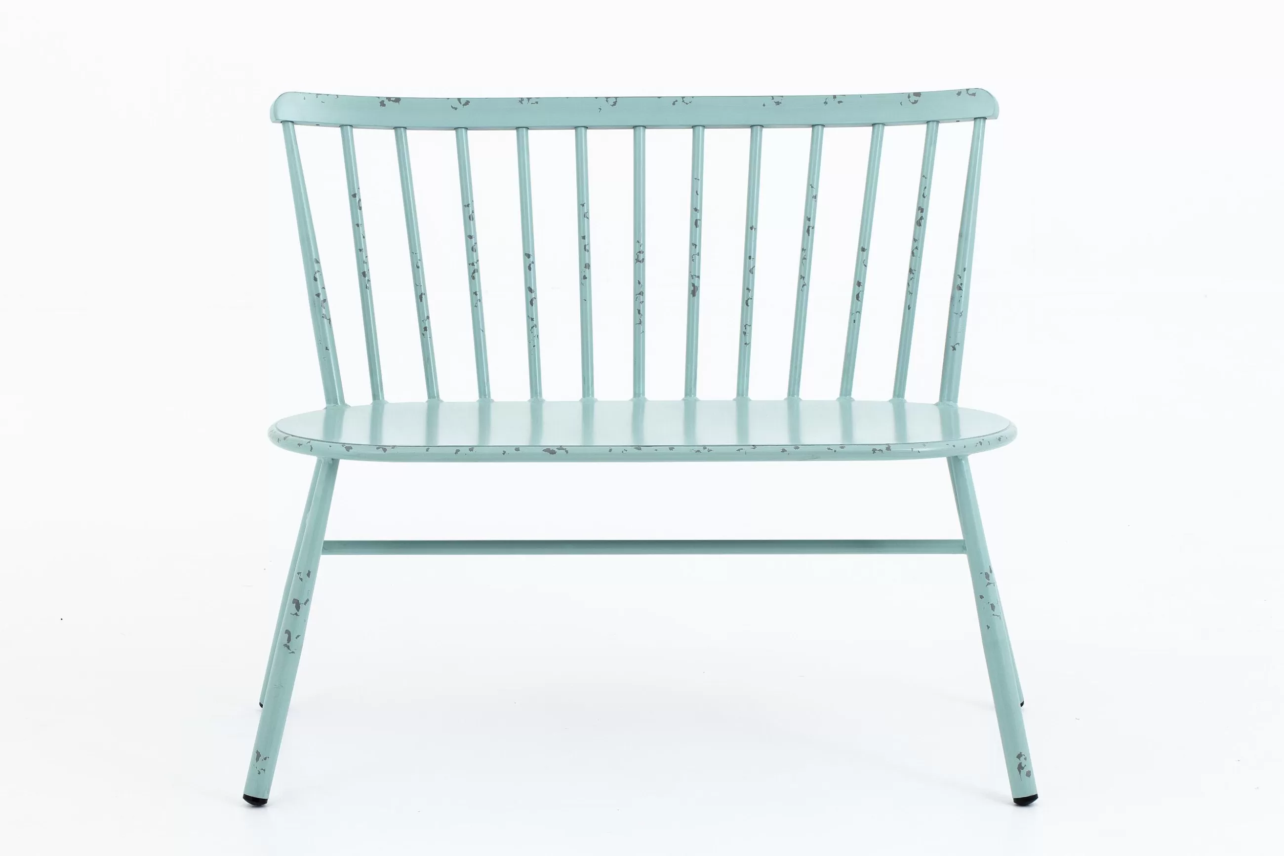 Flamant Claire, Banc De Jardin, Bleu Retro- Bancs De Jardin