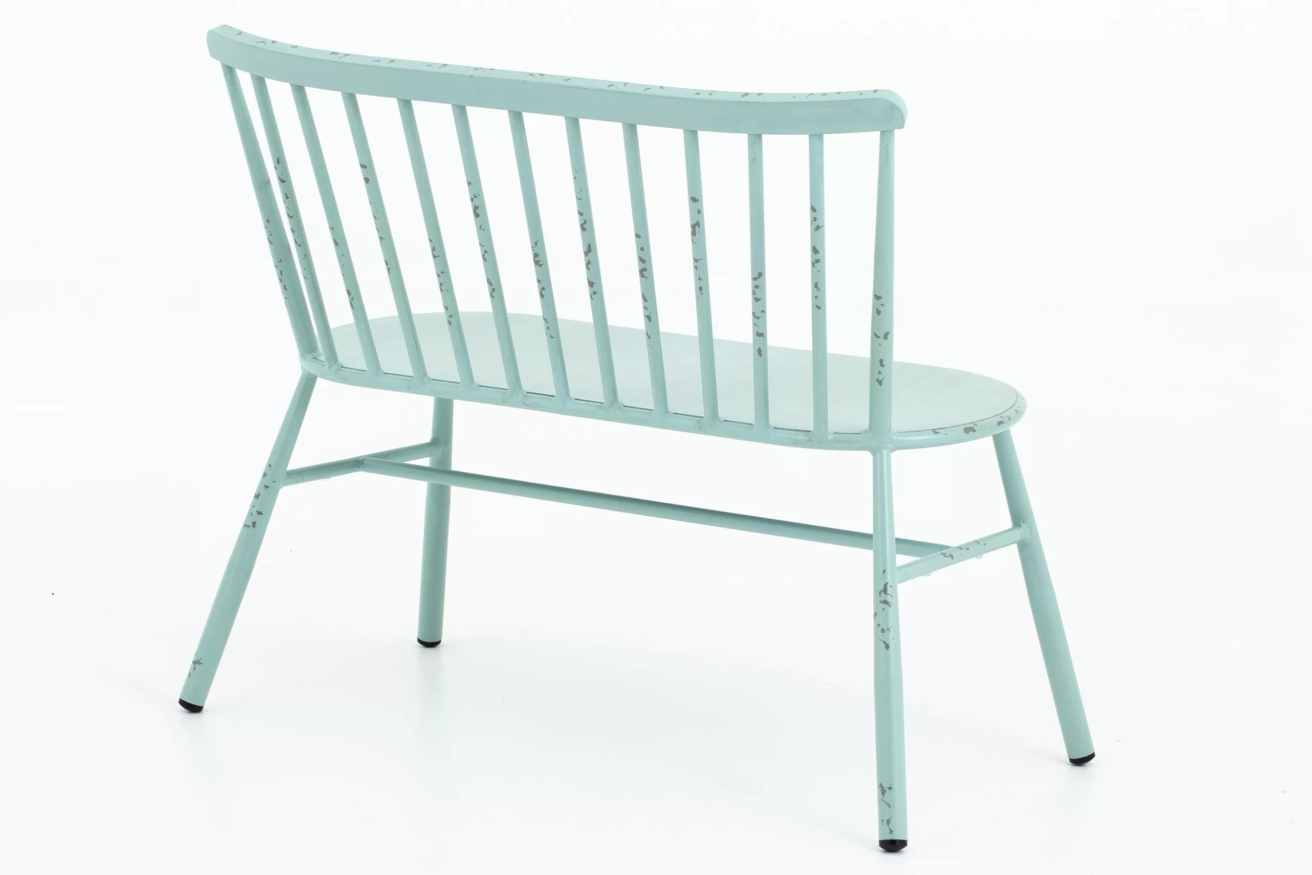 Flamant Claire, Banc De Jardin, Bleu Retro- Bancs De Jardin