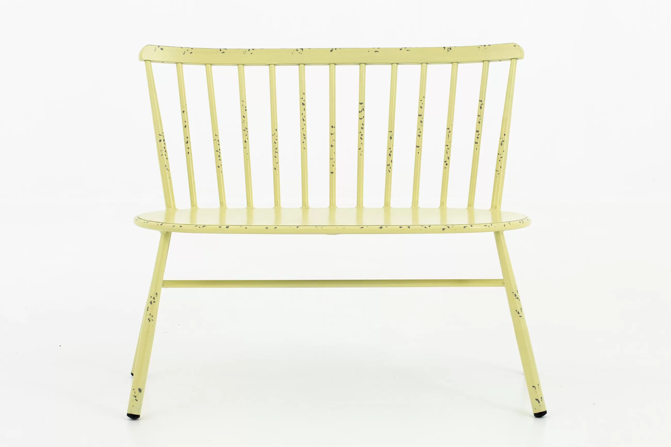 Flamant Claire, Banc De Jardin, Jaune Retro- Bancs De Jardin