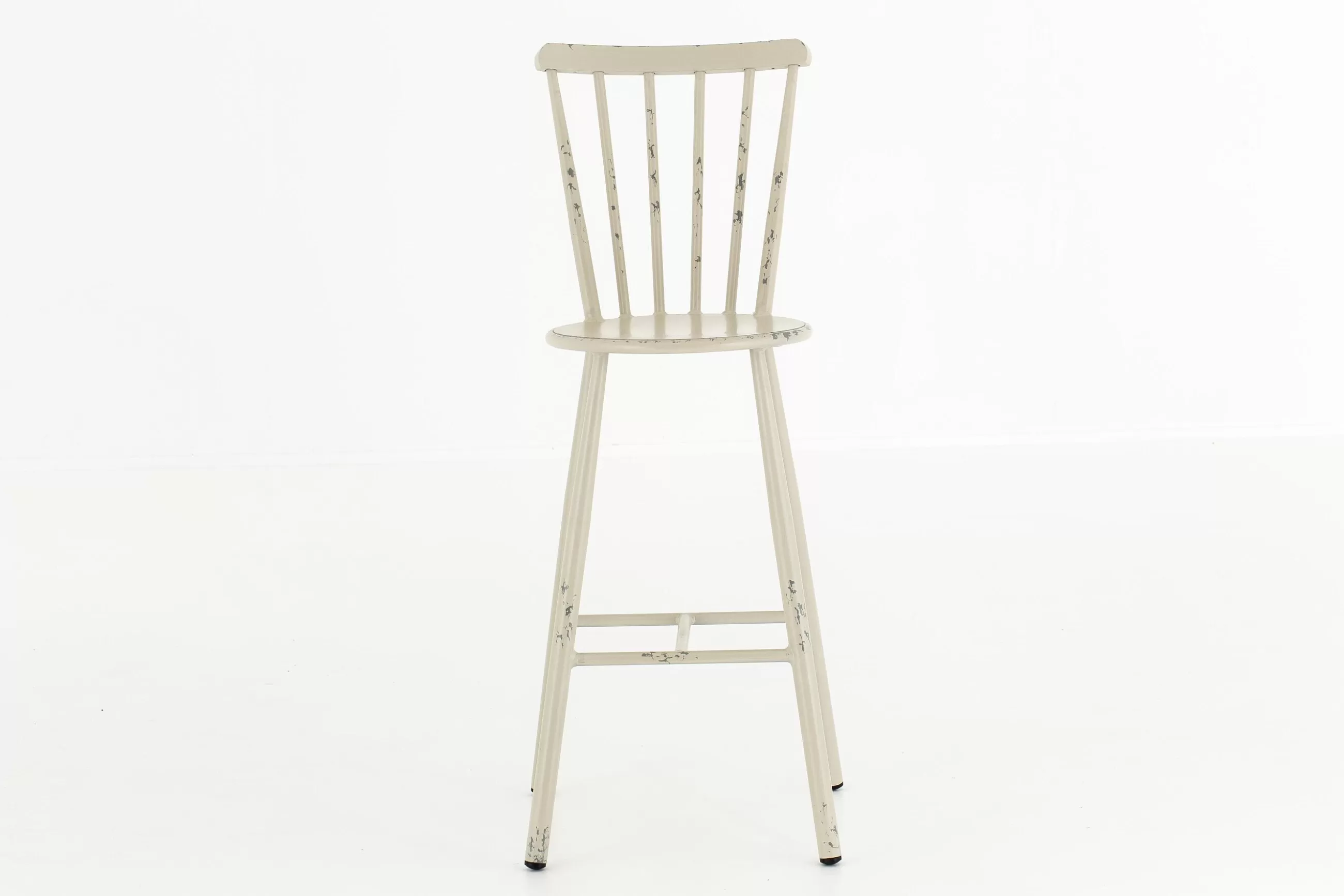 Flamant Claire, Chaise De Bar De Jardin, Retro Blanc- Chaises De Jardin