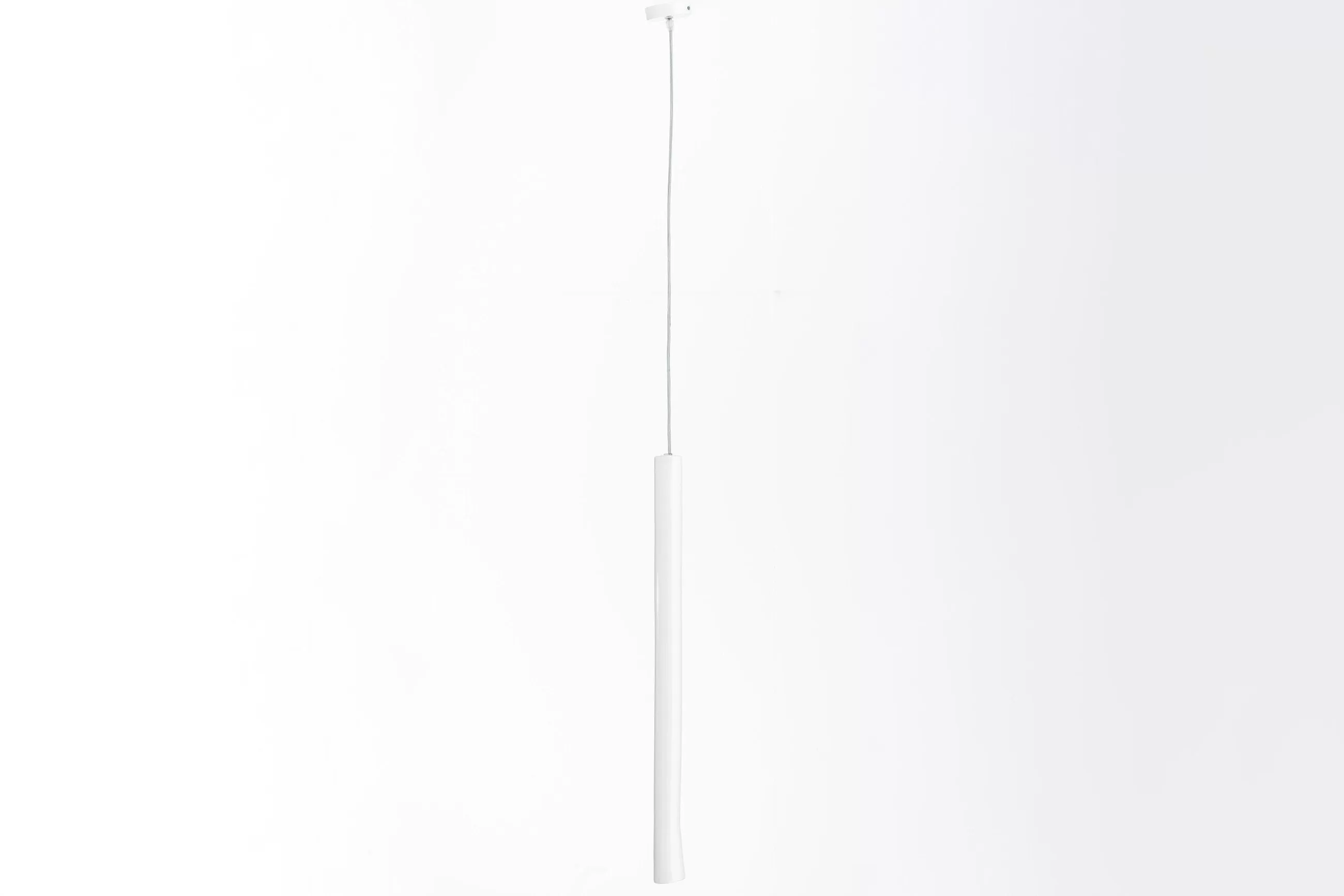 Flamant Cooper, Lampe A Suspension, Blanc Brillant- Eclairage