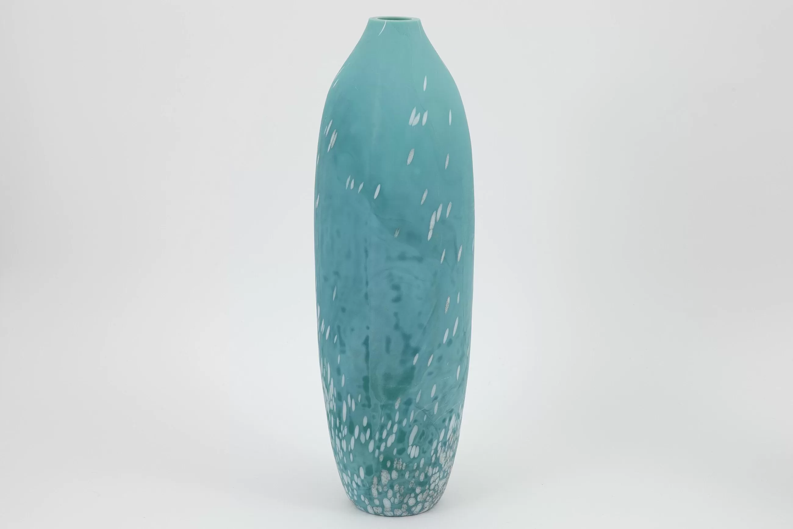 Flamant Dego, Vase, Verre, Turquoise, L- Décoration