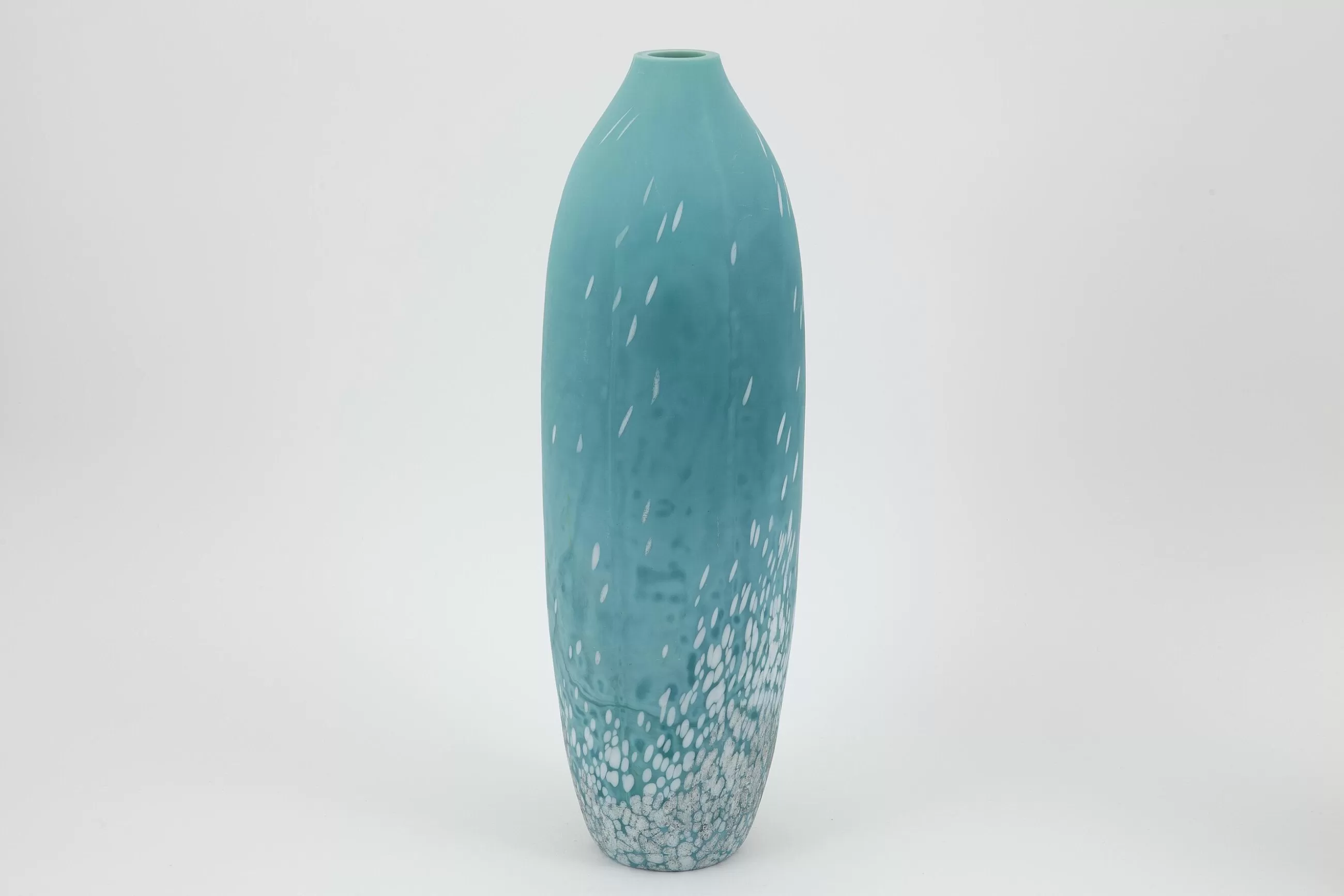 Flamant Dego, Vase, Verre, Turquoise, L- Décoration