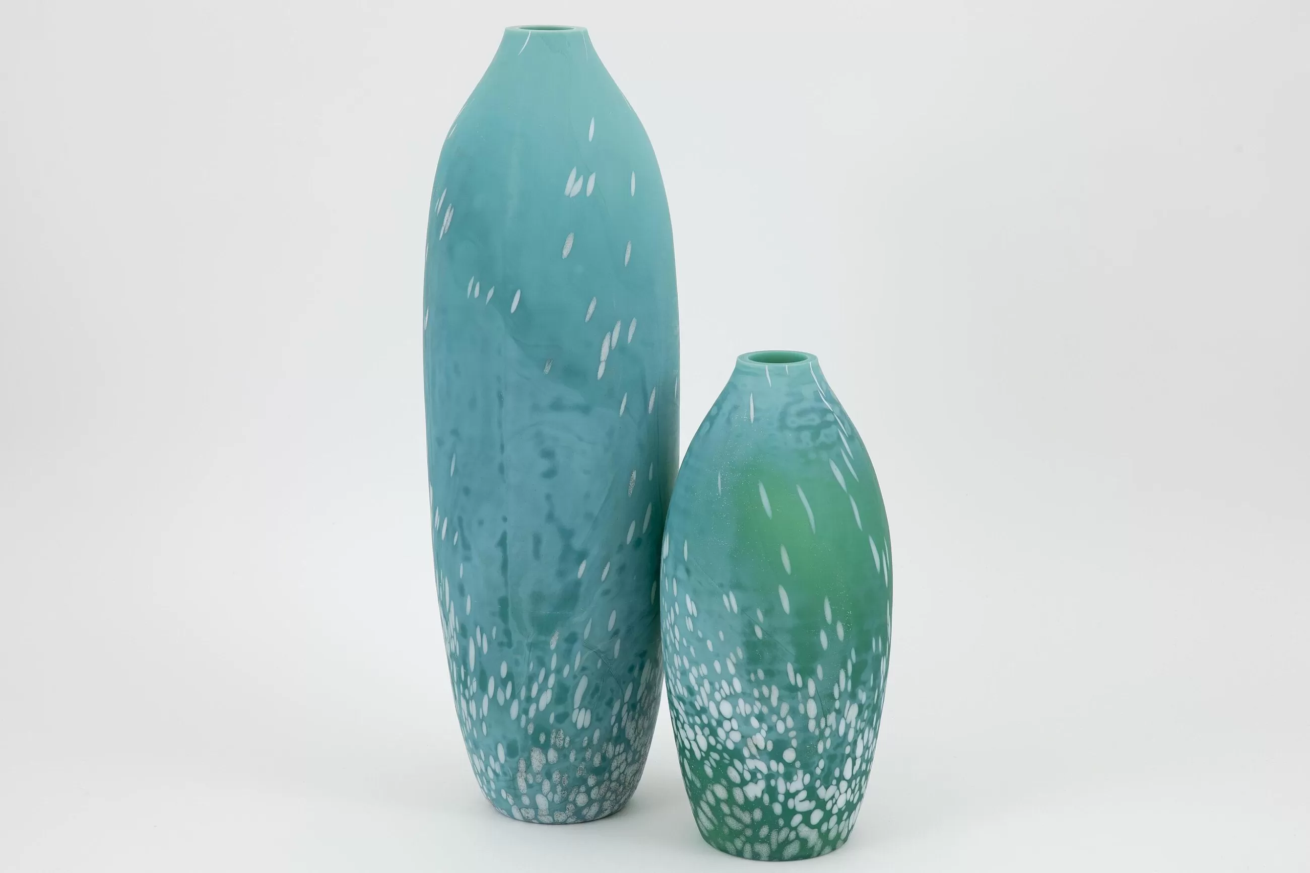 Flamant Dego, Vase, Verre, Turquoise, S- Décoration