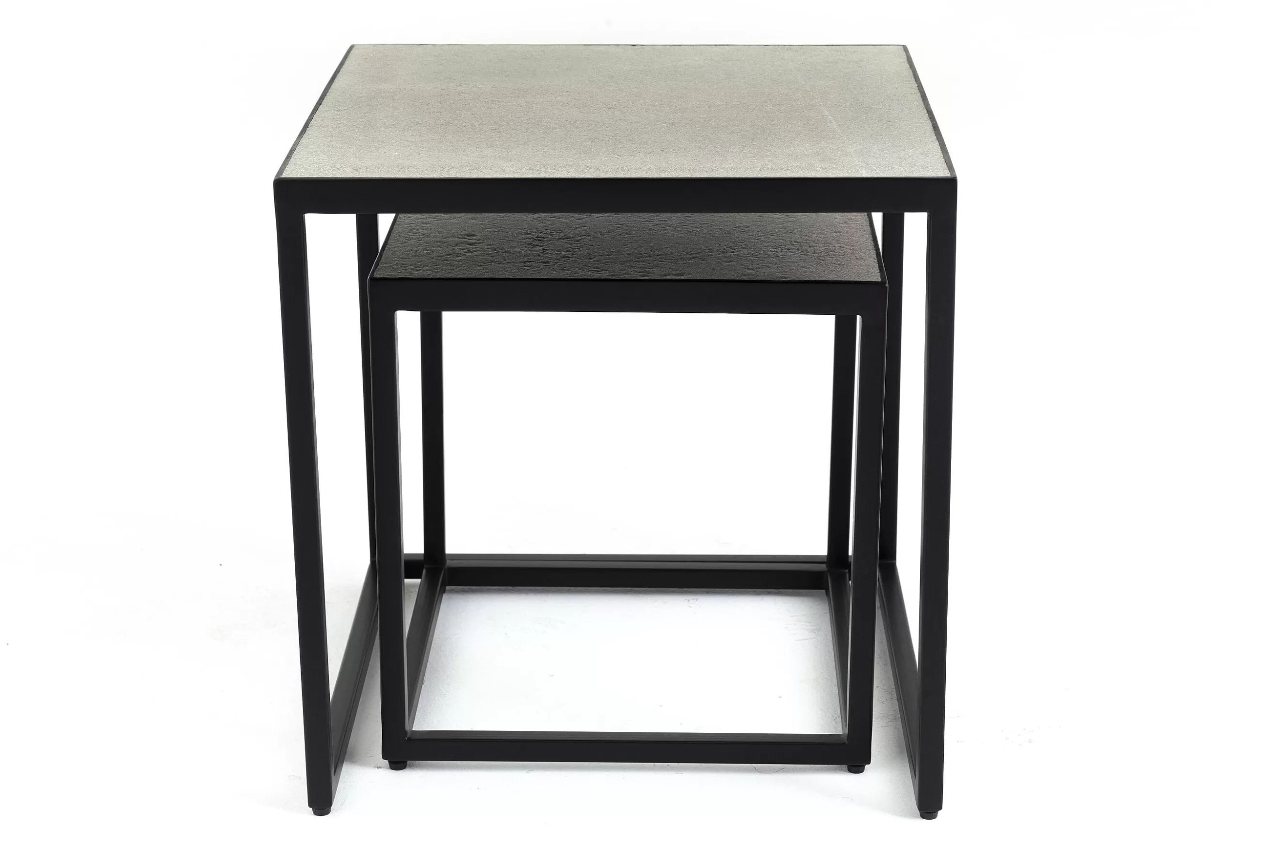 Flamant Hayes, Table D'Appoint, Carree, Ensemble De 2- Table A Cafe