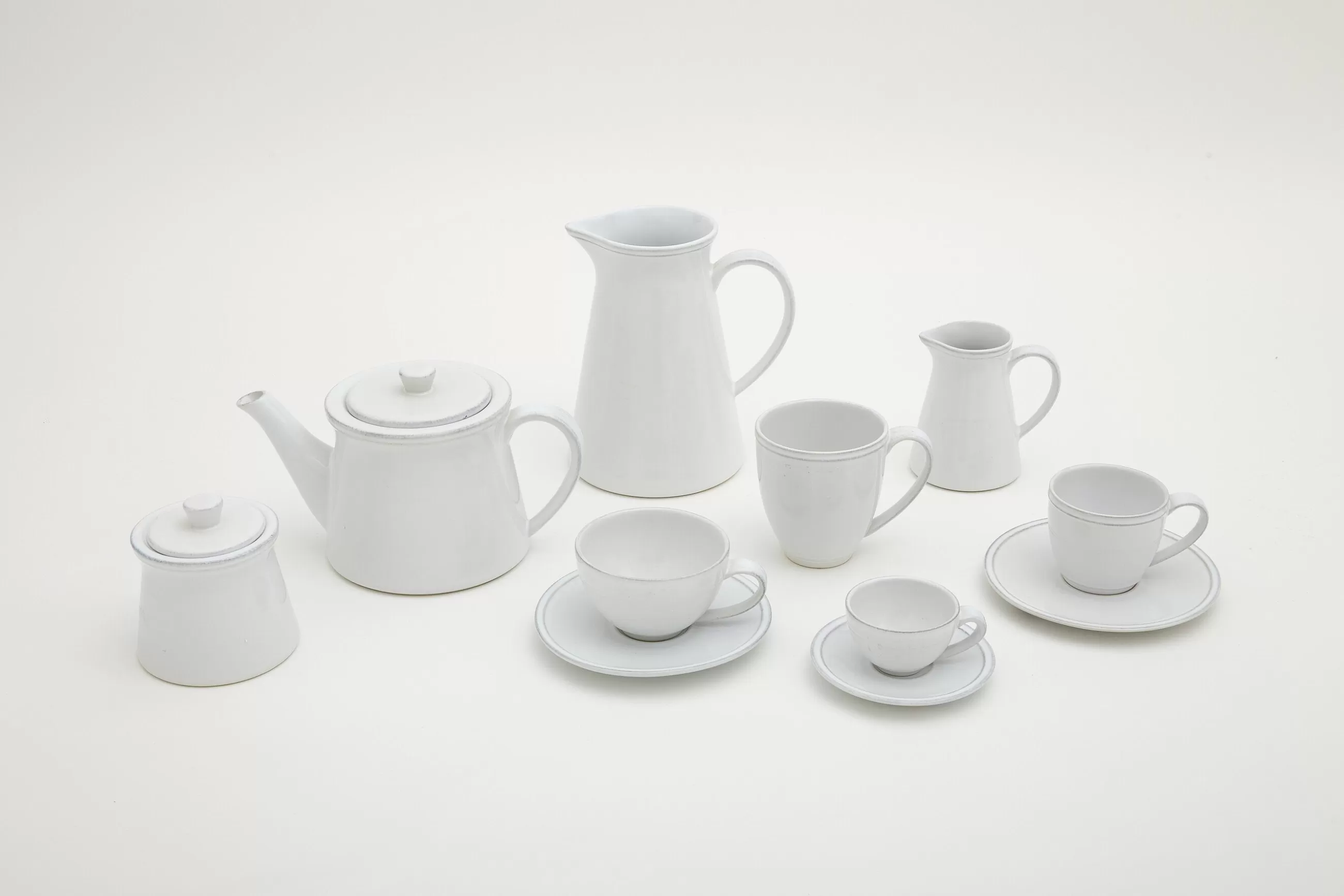 Flamant Jille, Tasse Et Soucoupe, Ceramique, Blanc, M, 150Ml- Assiettes, Plats Et Bols