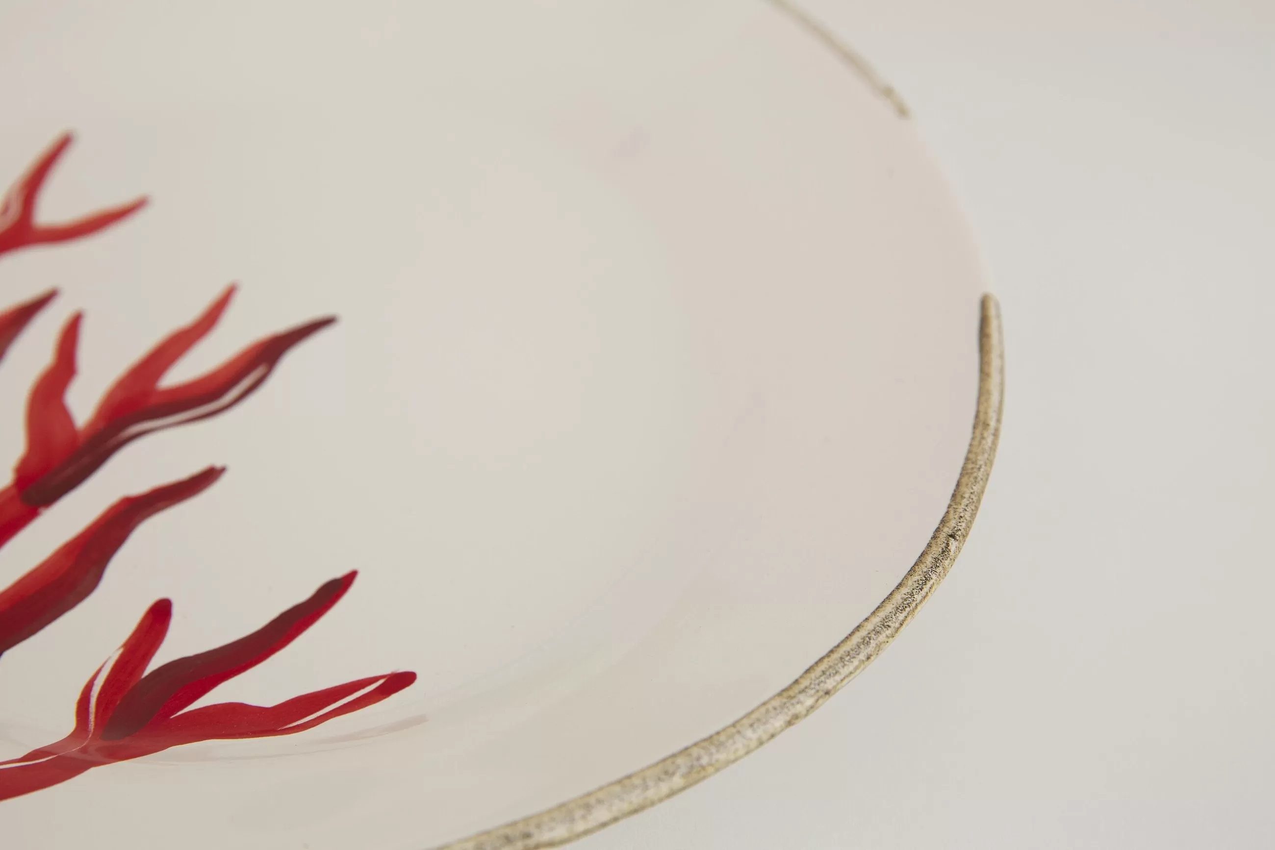 Flamant Kao, Assiette, Corail, 23 Cm- Assiettes, Plats Et Bols