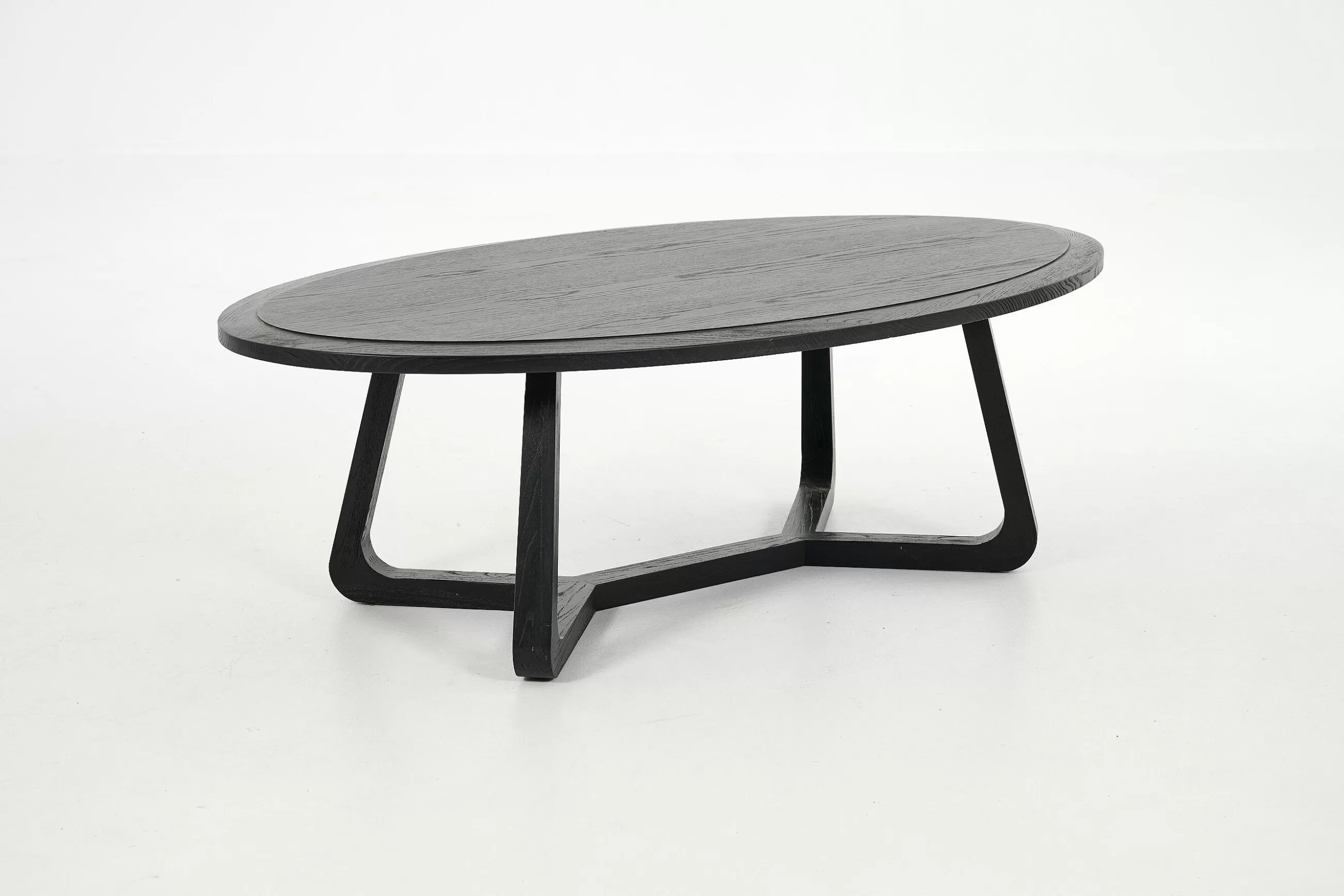 Flamant Livy, Table Basse, Ovale, Noir, L- Table A Cafe