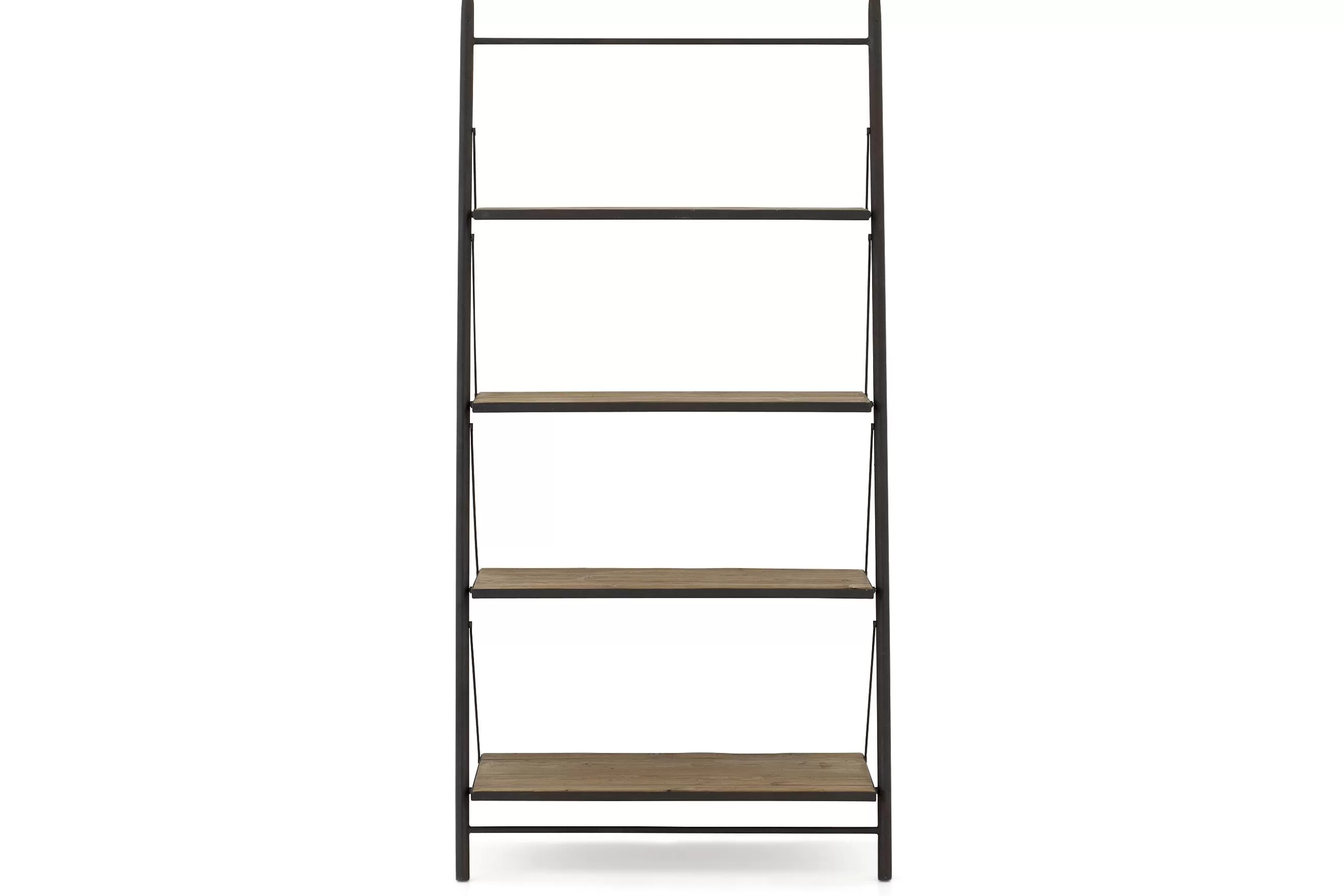 Flamant Marec, Etagere, Fer Et Sapin Recycle, L- Placards