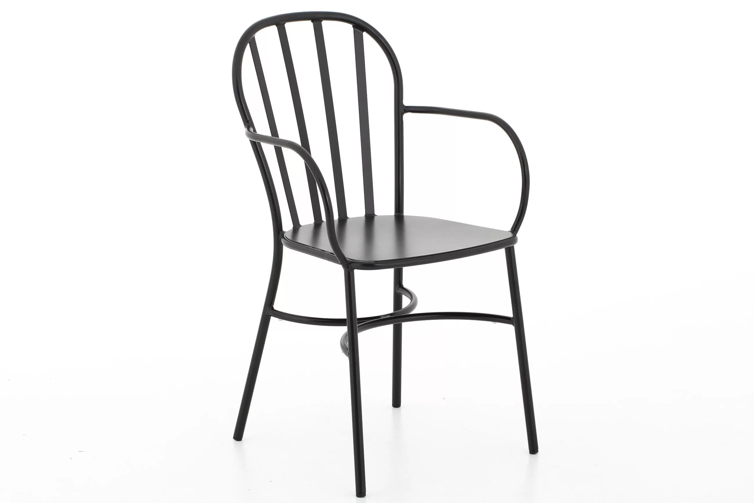 Flamant Marian, Chaise De Jardin, Noir- Chaises De Jardin