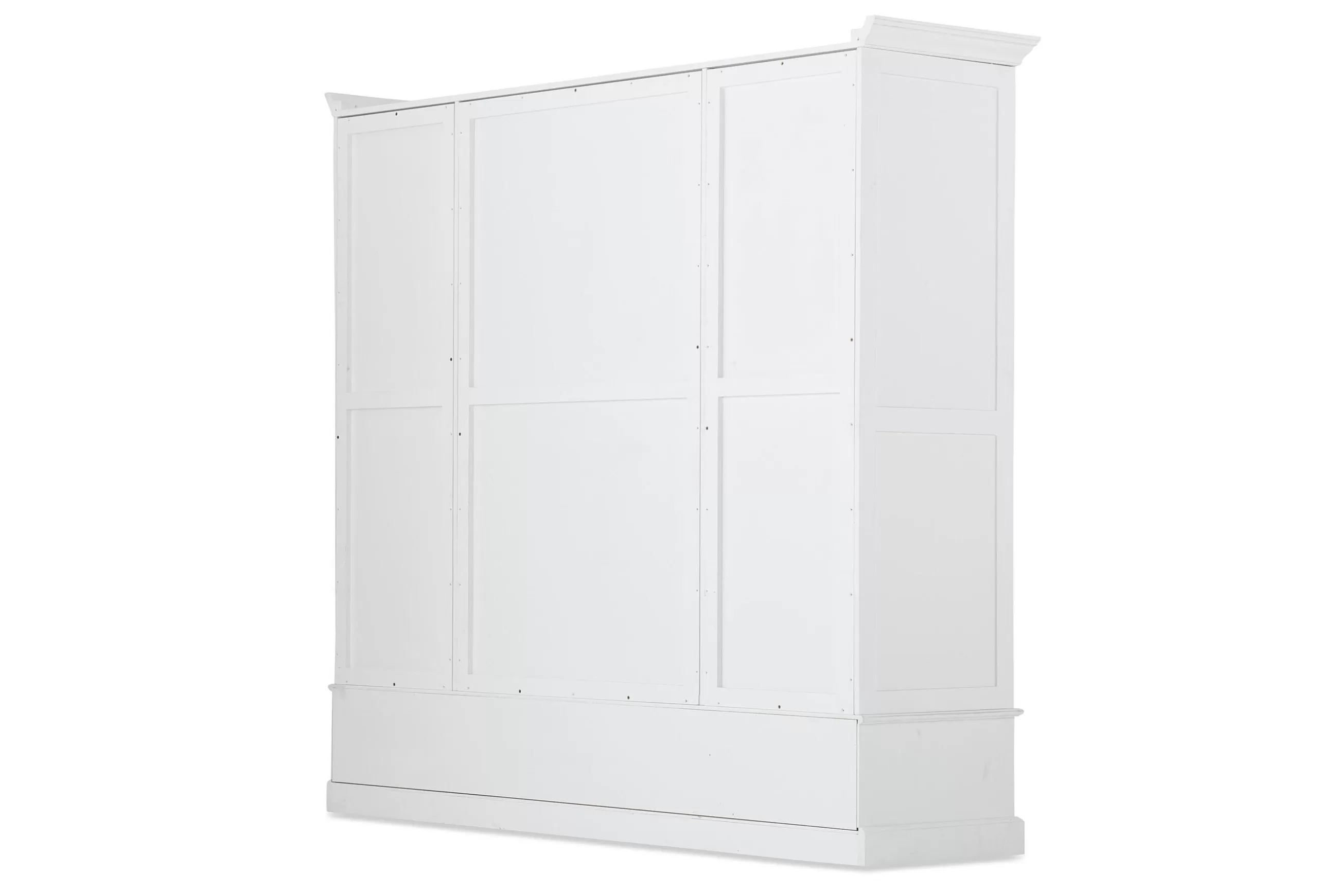 Flamant Marie, Armoire, Blanc, 4 Portes- Placards