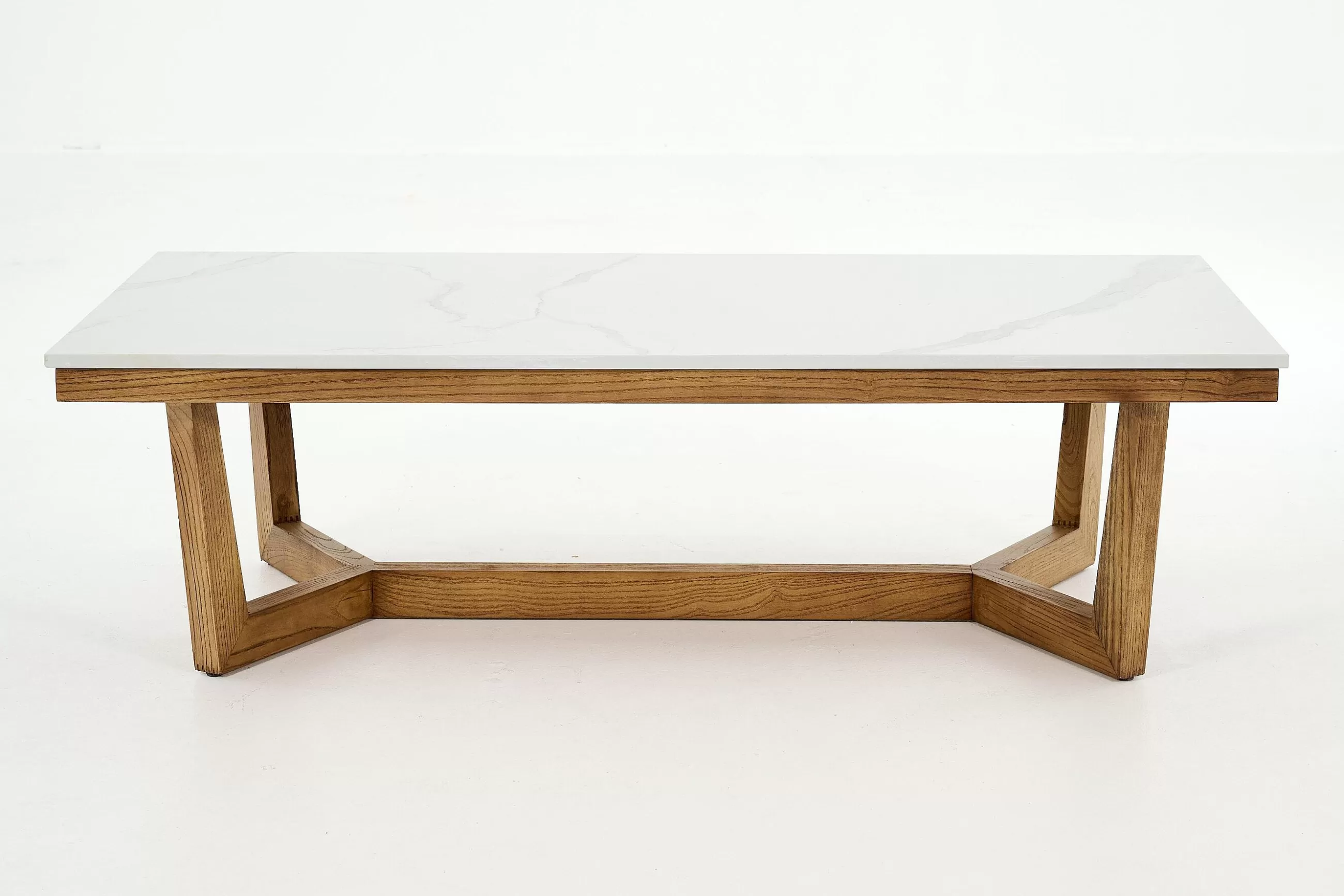 Flamant Marnix, Table Basse, Chene Et Pierre, 140X70- Table A Cafe