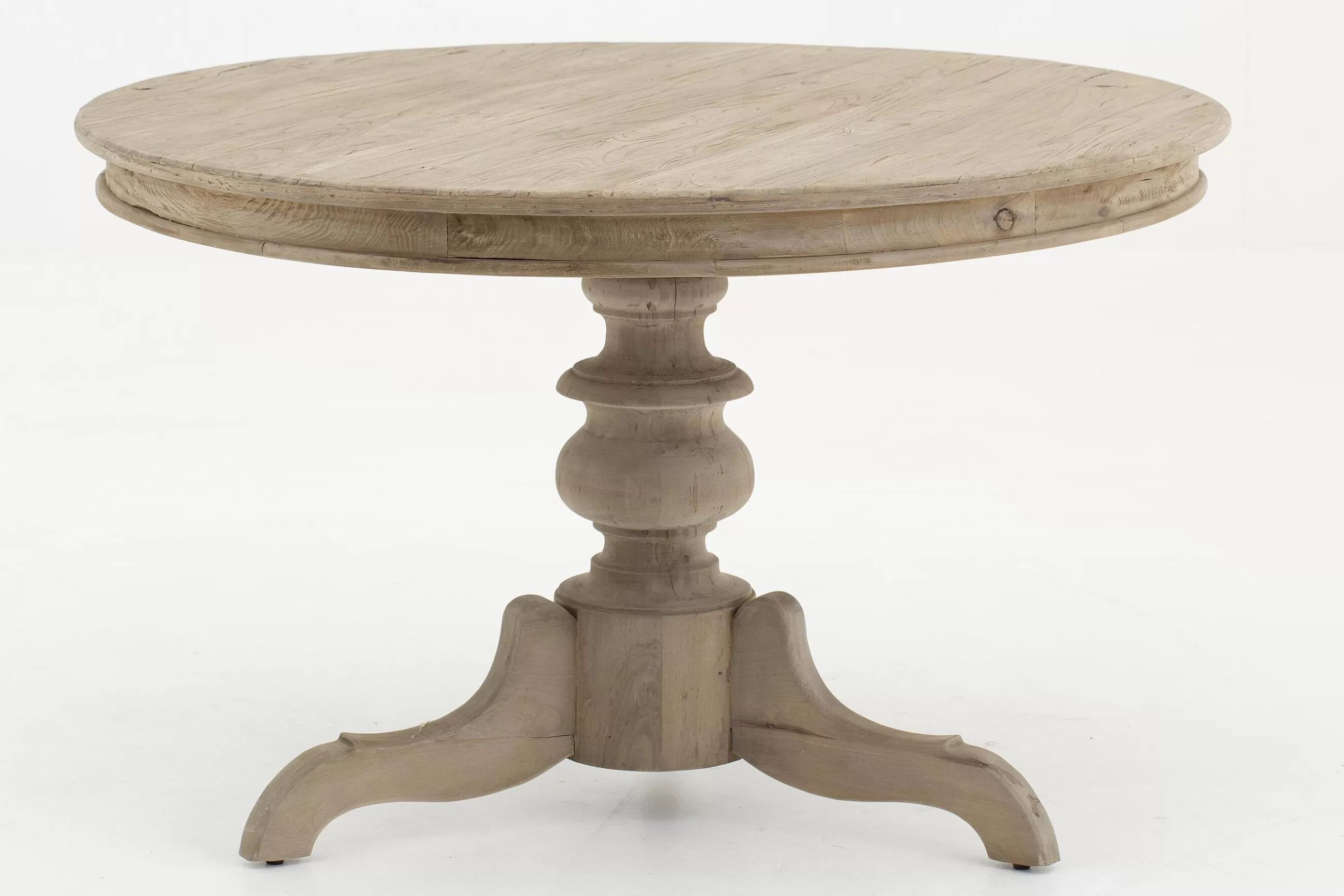 Flamant Milan, Table A Manger, Ronde, Bois Recycle, 120 Cm, Modele 2- Tables A Manger