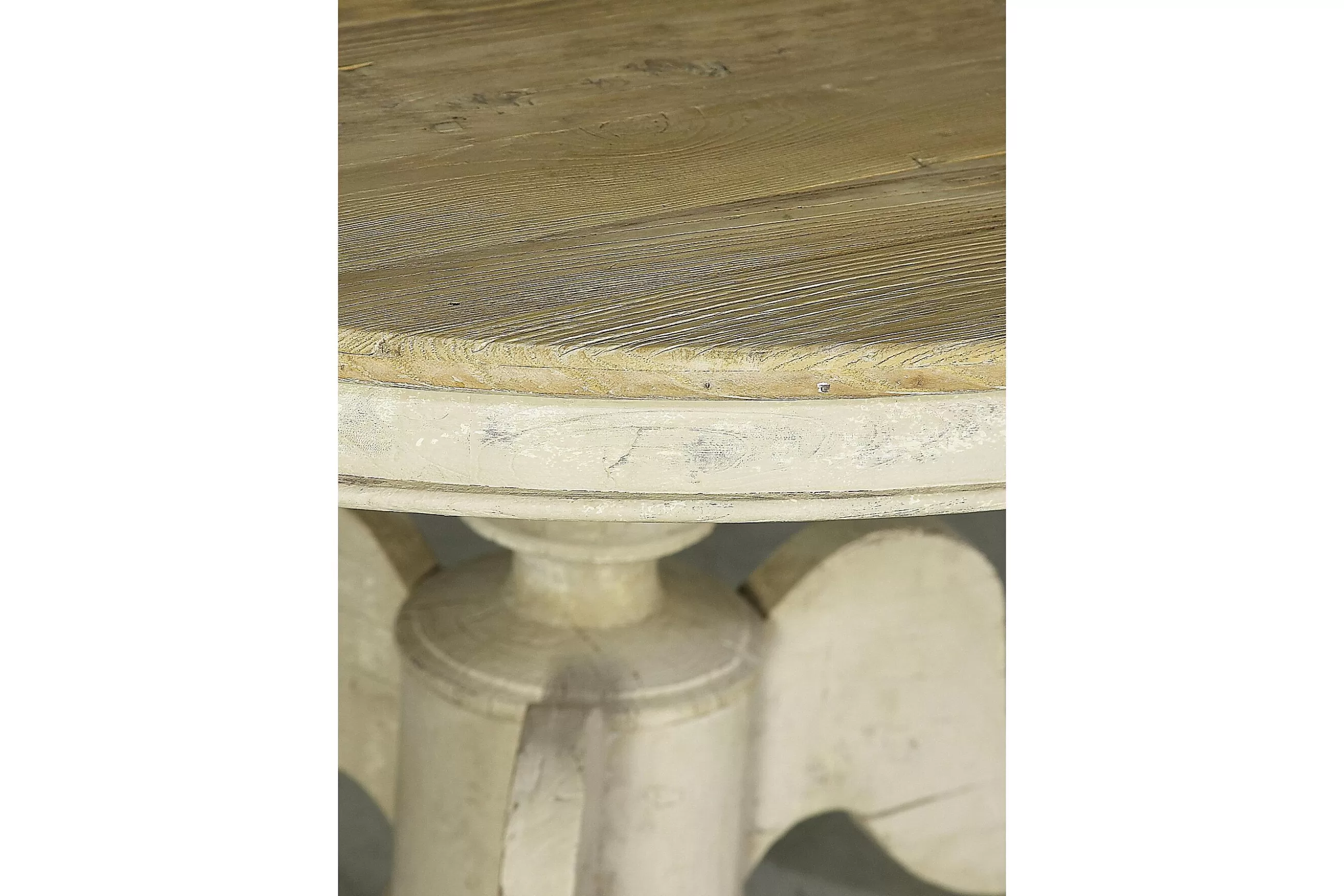 Flamant Milan, Table A Manger, Ronde, Bois Recycle, 140 Cm, Modele 1- Tables A Manger