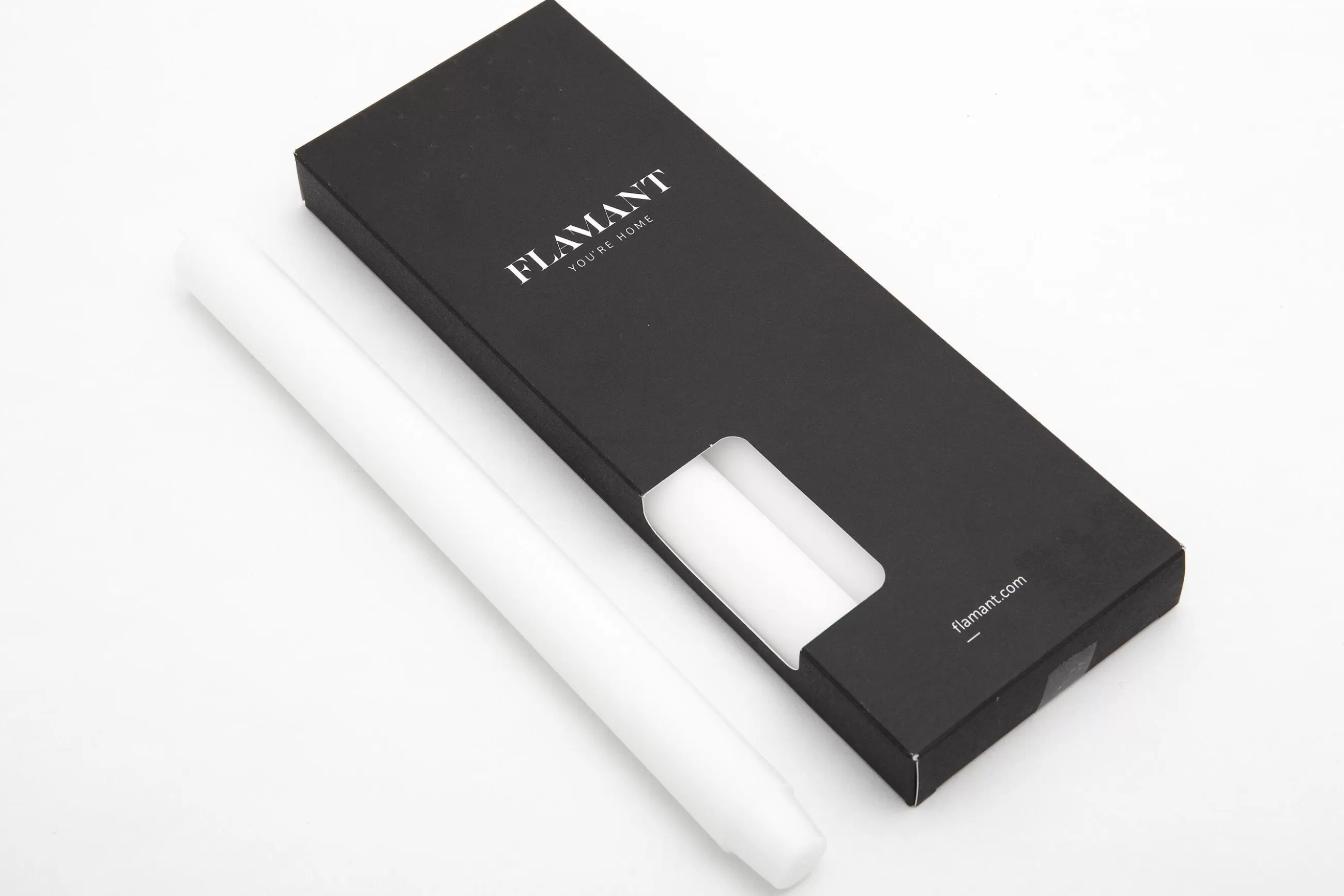 Flamant Nell, Bougie De Table, Couleur Blanc, Lot De 4- Décoration