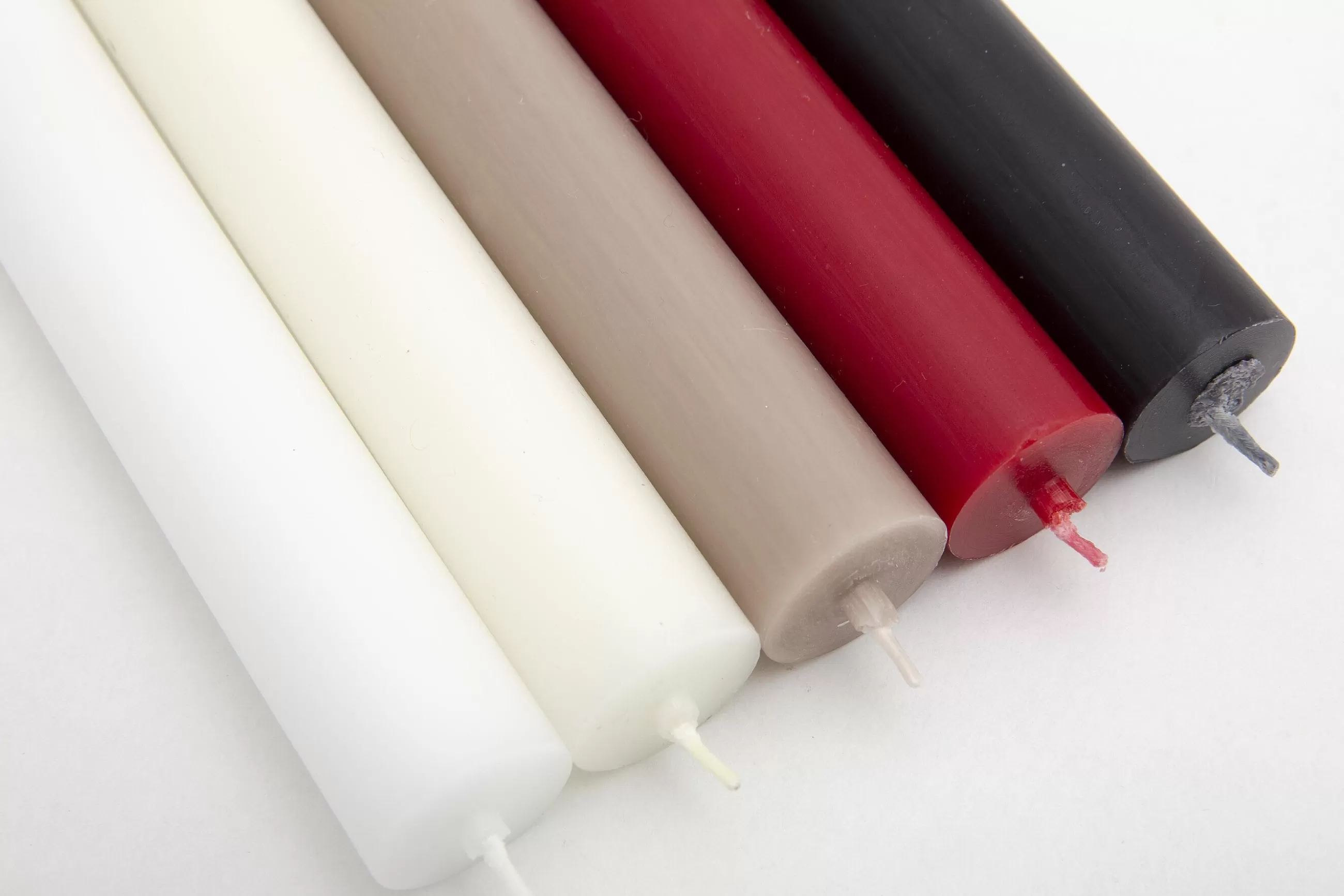 Flamant Nell, Bougie De Table, Couleur Blanc, Lot De 4- Décoration