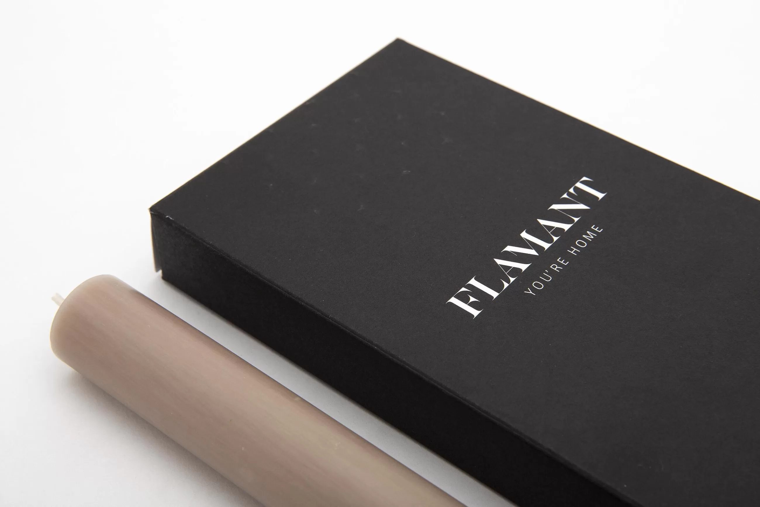Flamant Nell, Bougie De Table, Couleur Lin, Lot De 4- Décoration