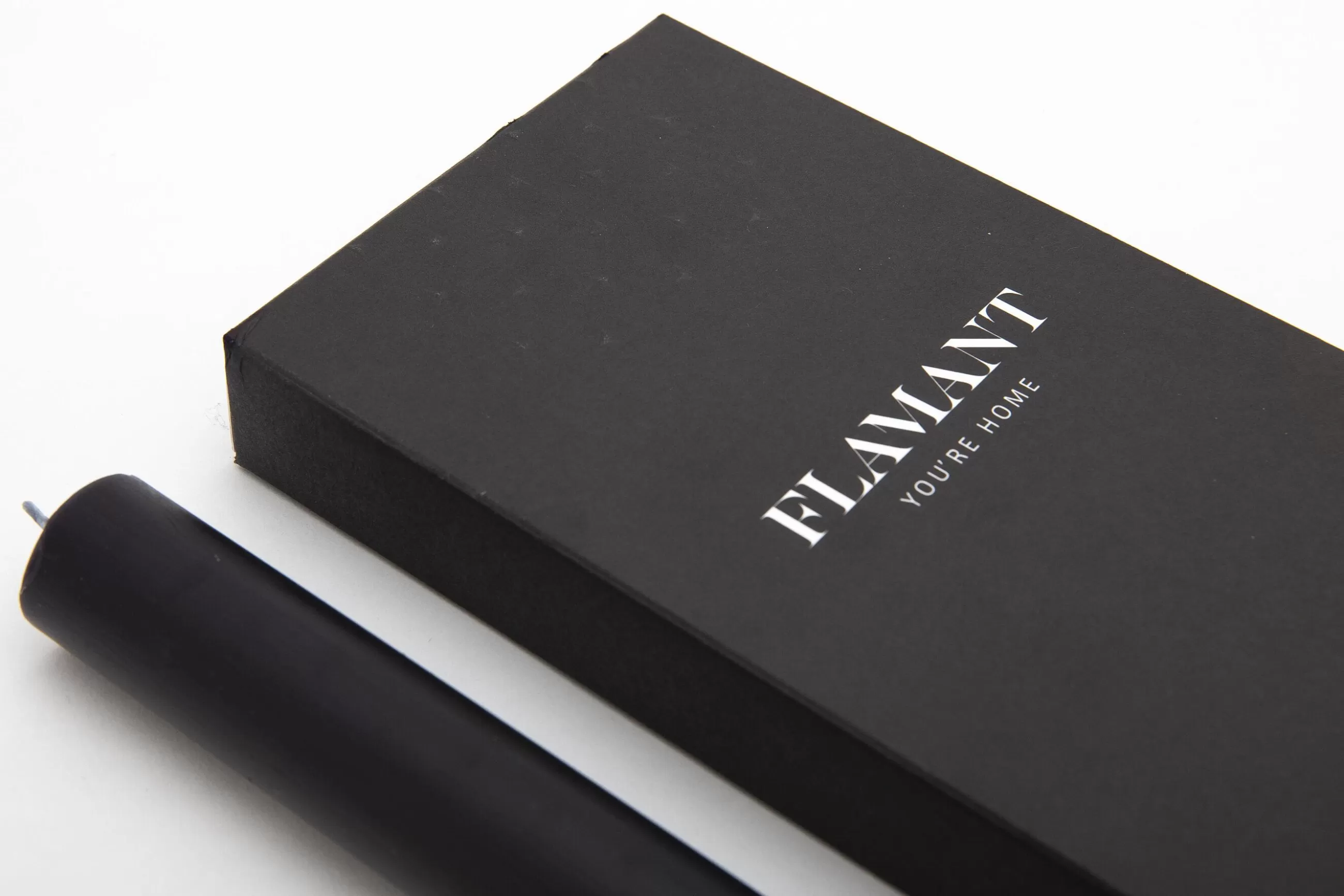 Flamant Nell, Bougie De Table, Couleur Noir, Lot De 4- Décoration