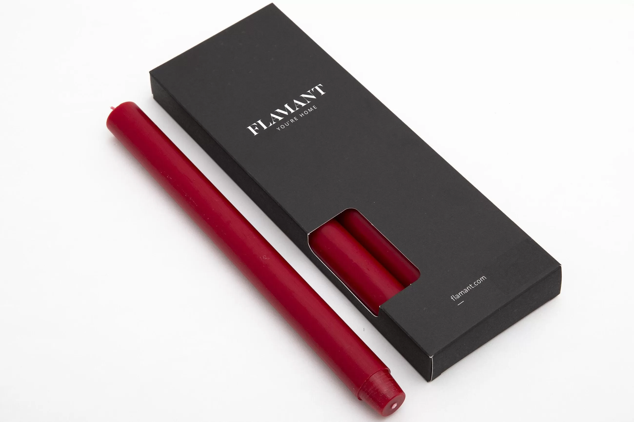 Flamant Nell, Bougie De Table, Couleur Rouge, Lot De 4- Décoration