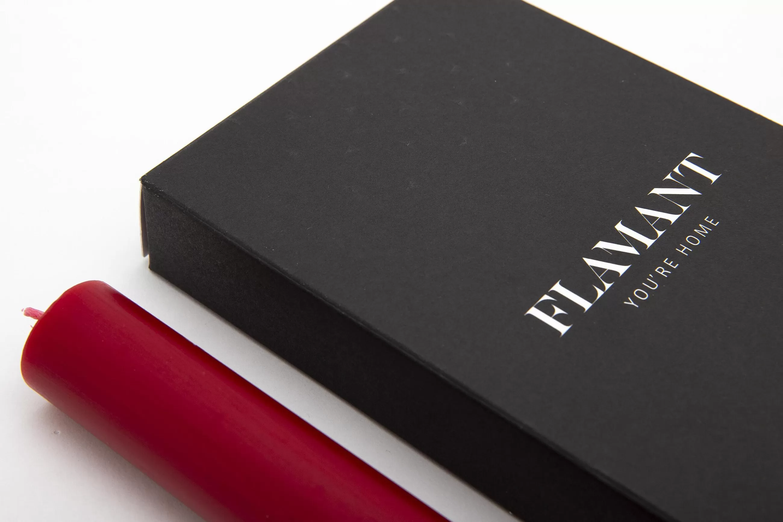 Flamant Nell, Bougie De Table, Couleur Rouge, Lot De 4- Décoration