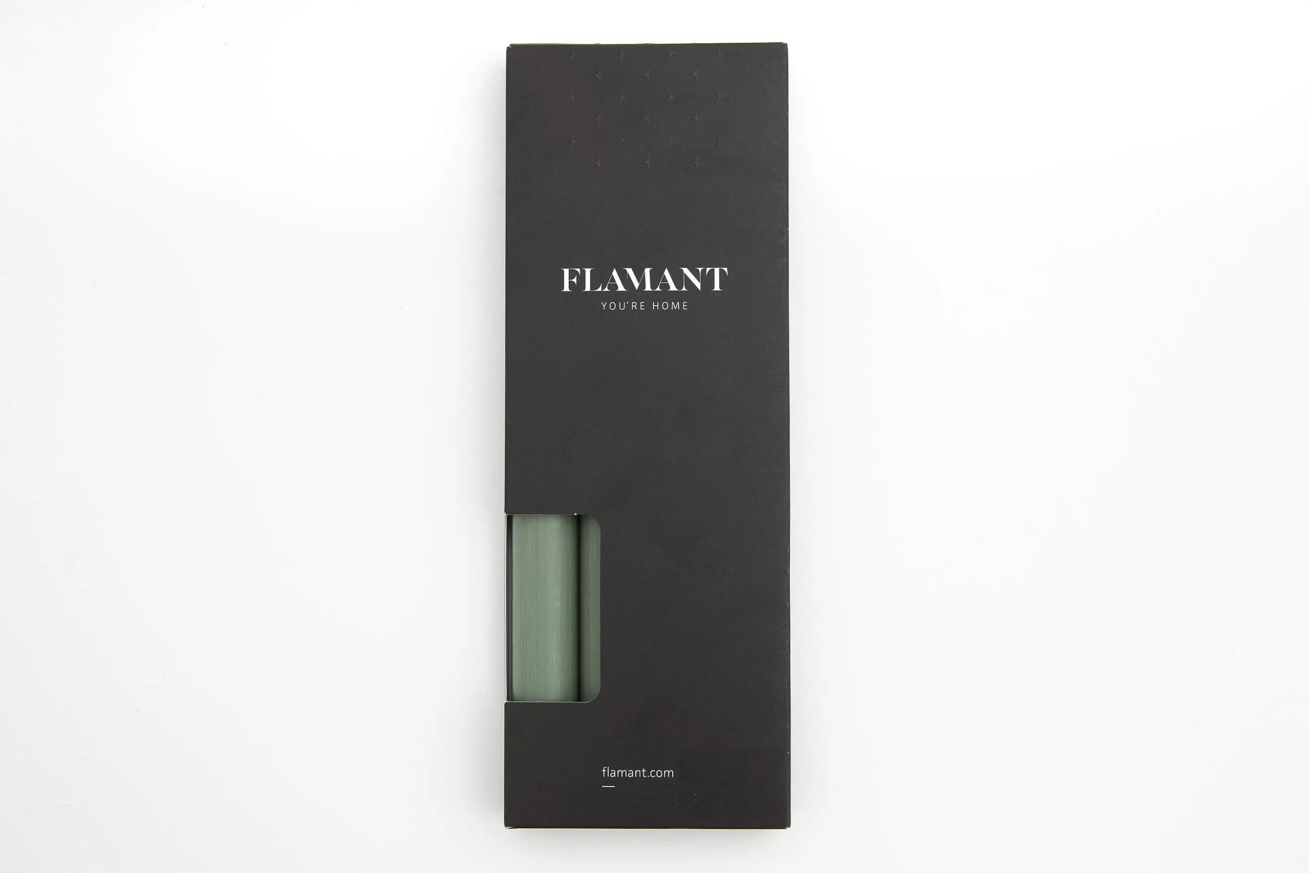 Flamant Nell, Bougie De Table, Couleur Vert Olive, Lot De 4- Décoration