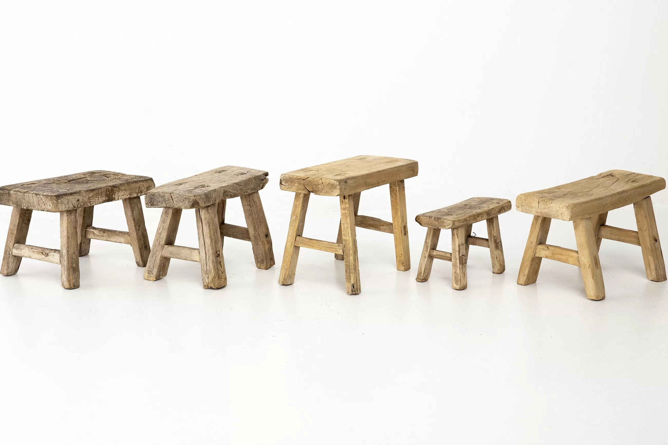 Flamant Paton, Tabouret, Bois Recycle- Canapés