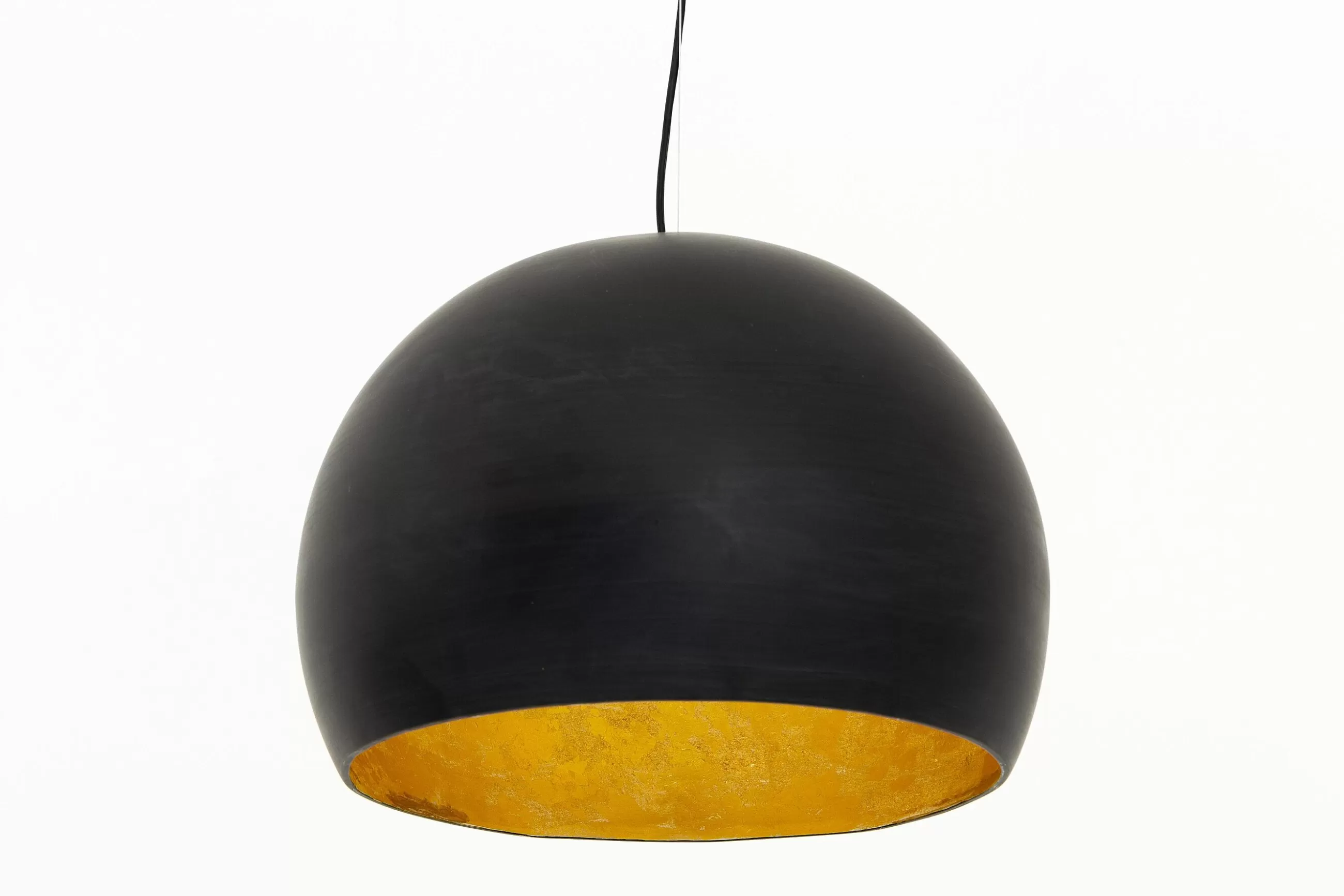 Flamant Roberts, Lampe A Suspension, Noir/Or- Eclairage