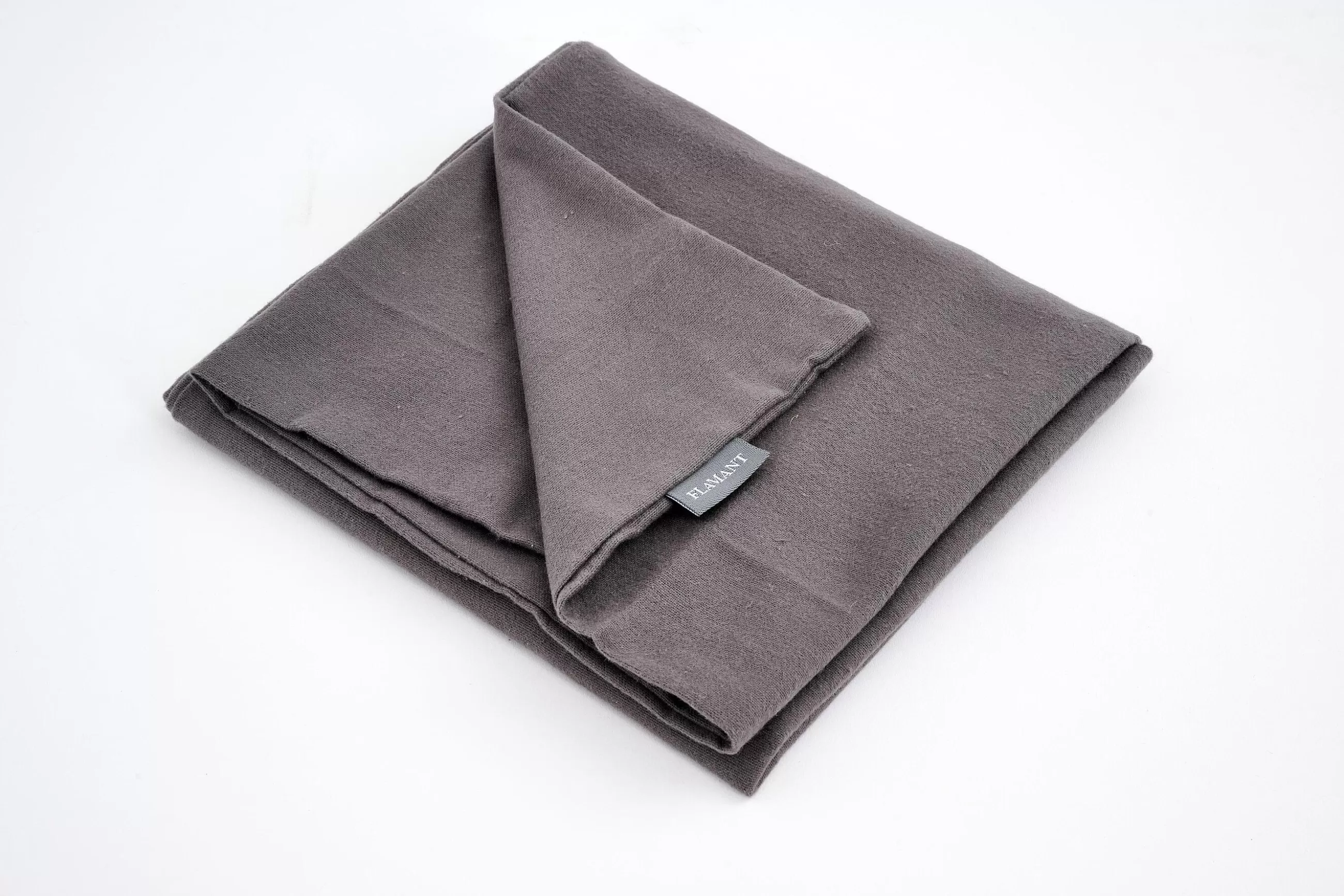 Flamant Stefano, Taie D'Oreiller, Lot De 2, 50 X 70, Rayures Grises- Draps De Lit