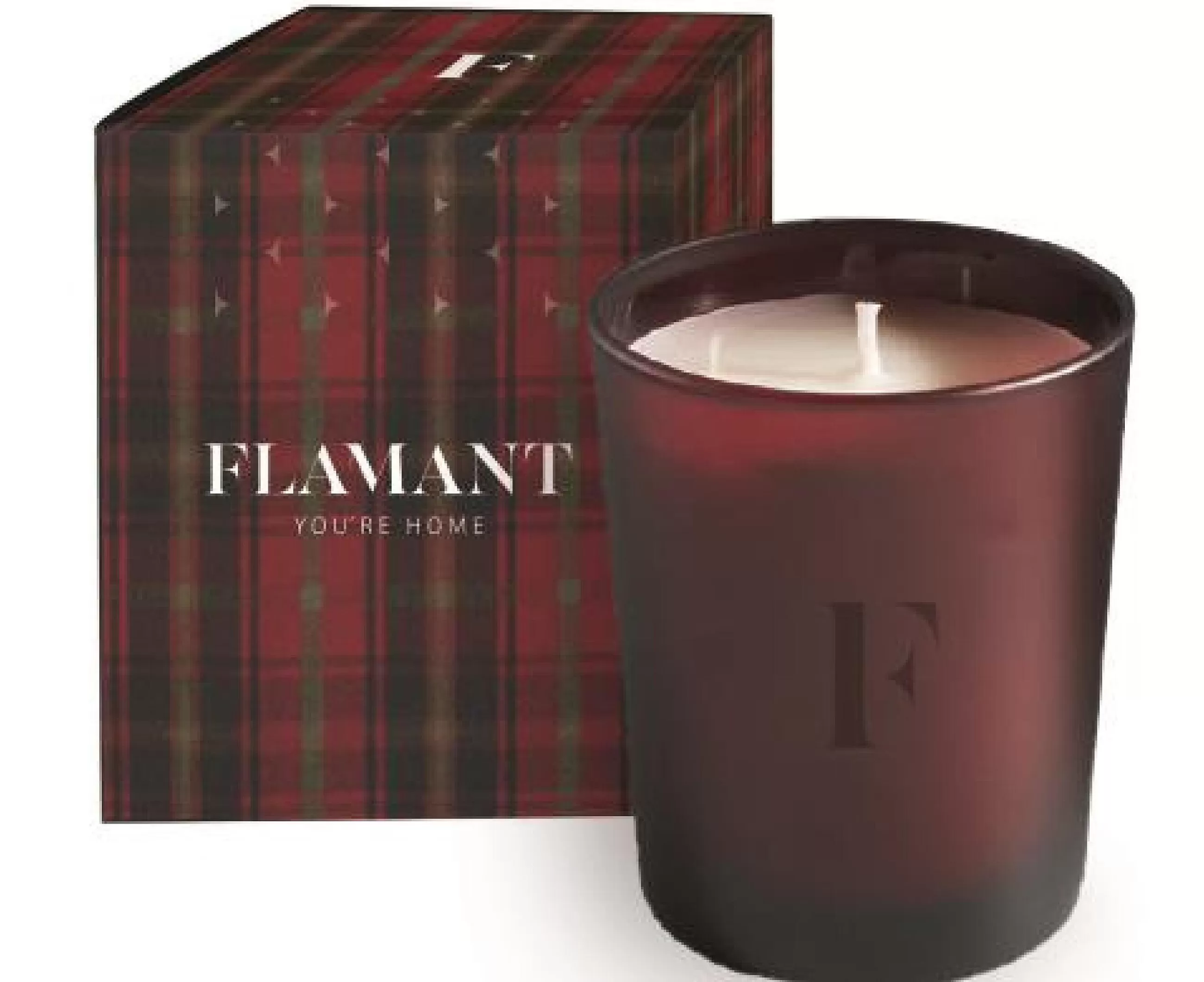 Flamant Tartan, Bougie Parfumee- Décoration