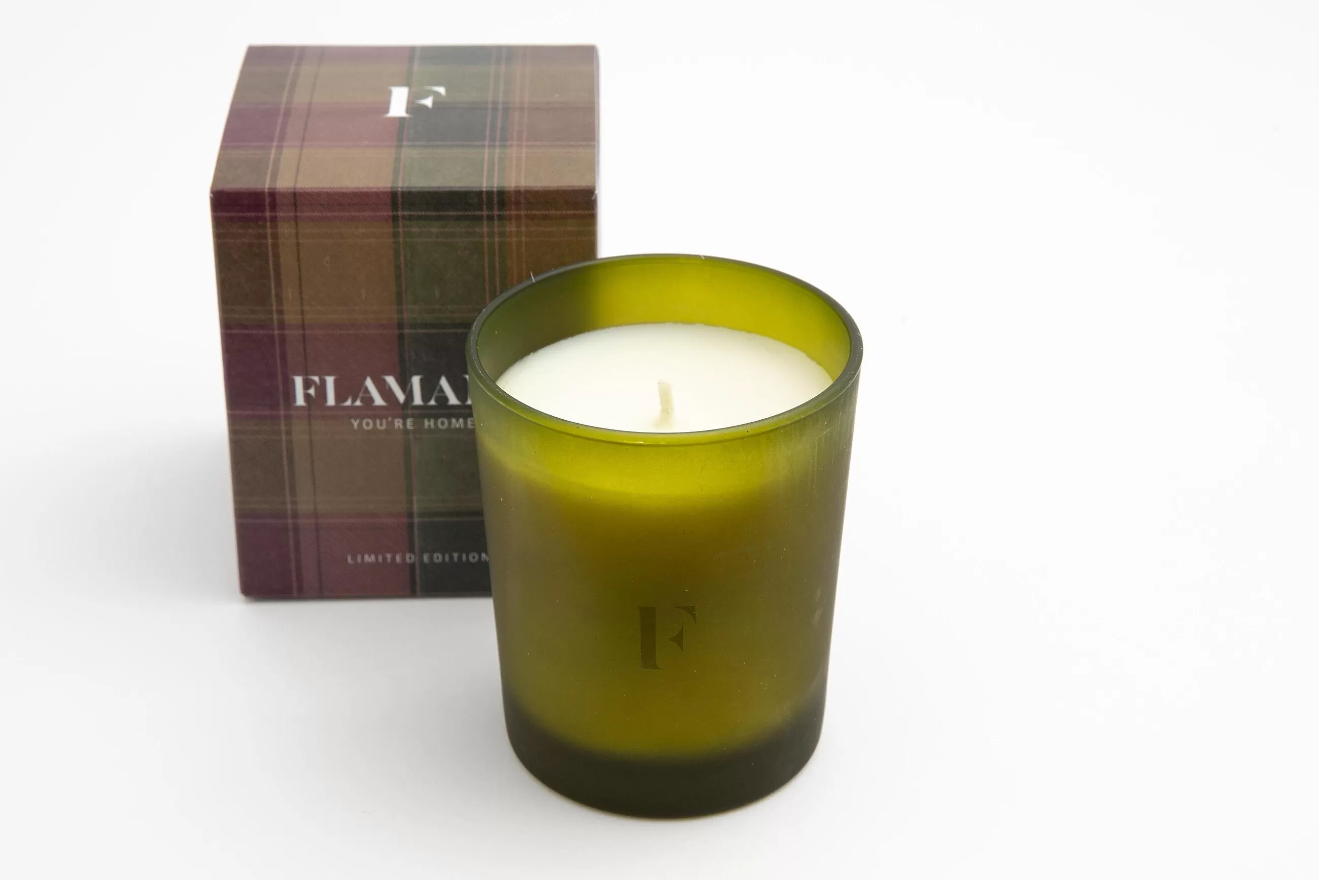 Flamant Tartan, Bougie Parfumee, Graine De Candamon- Fete Des Meres