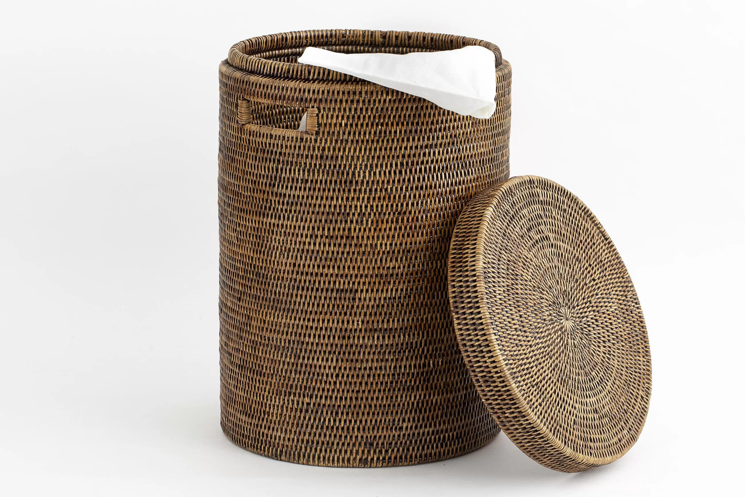 Flamant Togo, Corbeille A Linge, Avec Oreilles, Roseau- Décorations