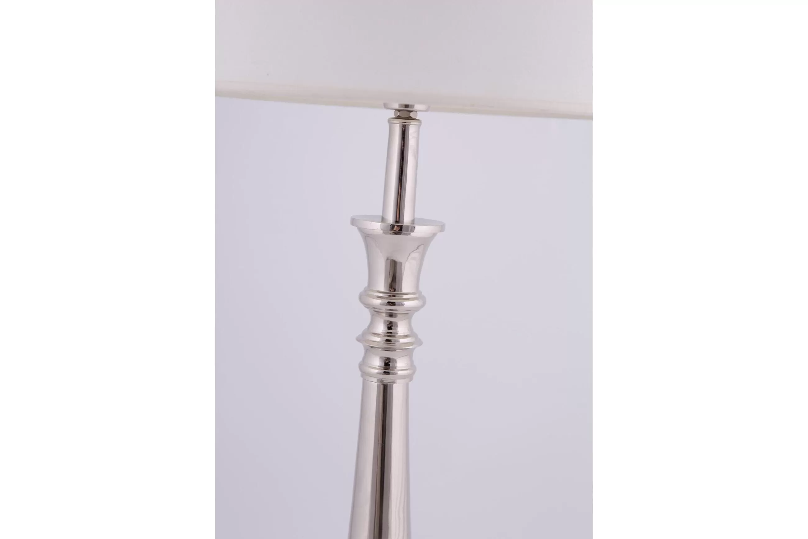 Flamant Venzo, Lampe De Table, Laiton Et Nickel- Eclairage