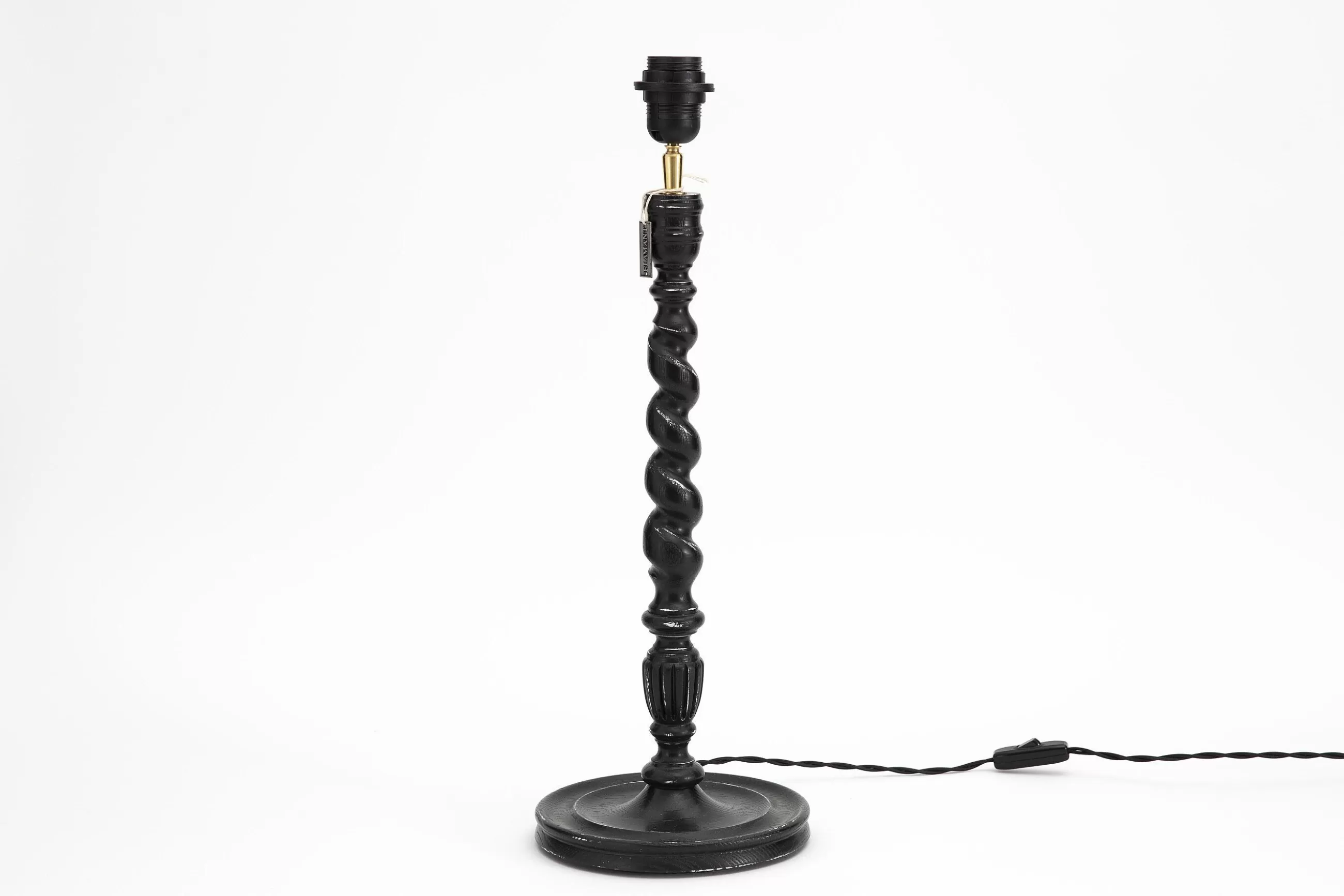 Flamant Willy, Lampe De Table, Noir- Eclairage