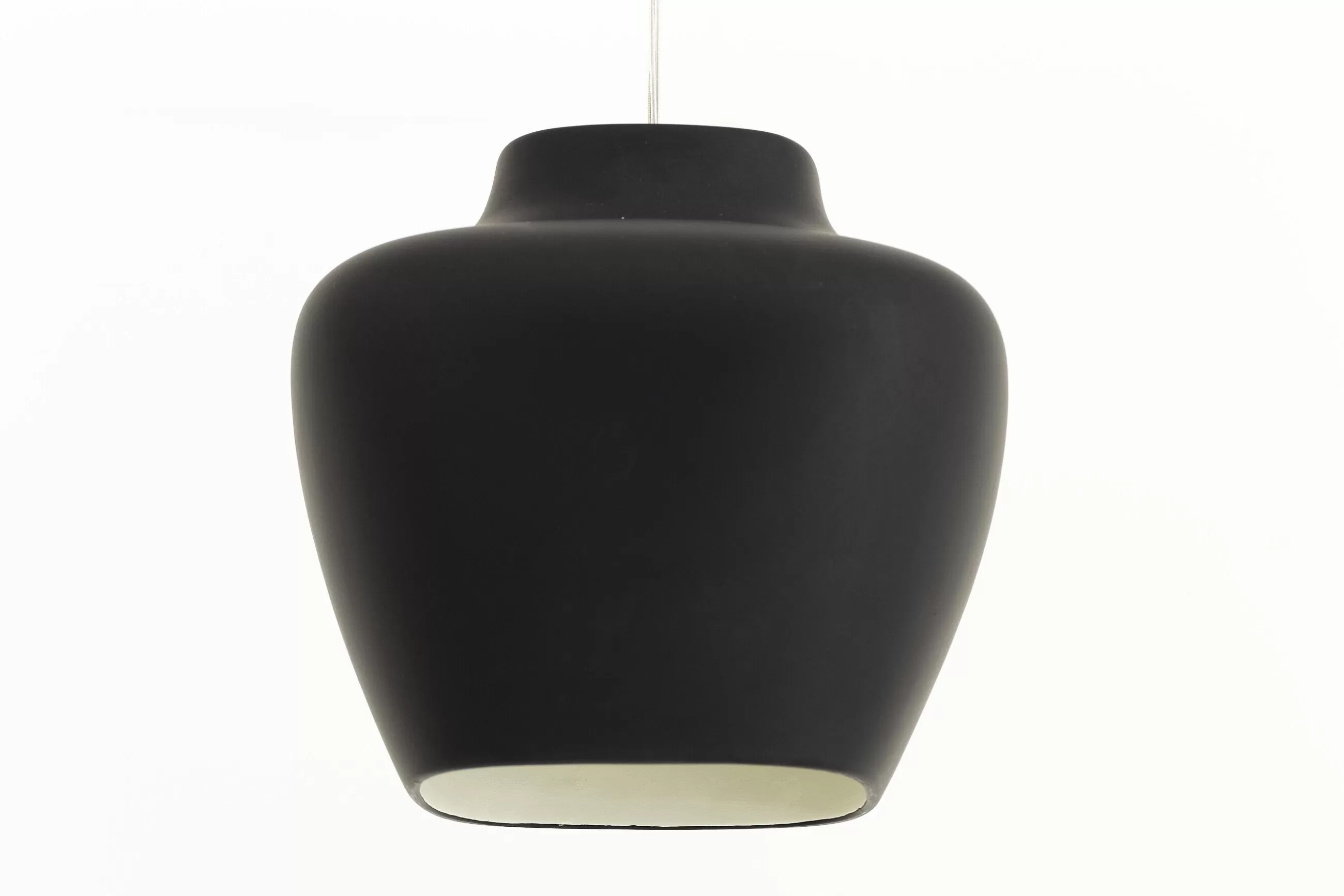 Flamant Wyatt, Lampe A Suspension, Noir/Blanc, Modele 1- Eclairage