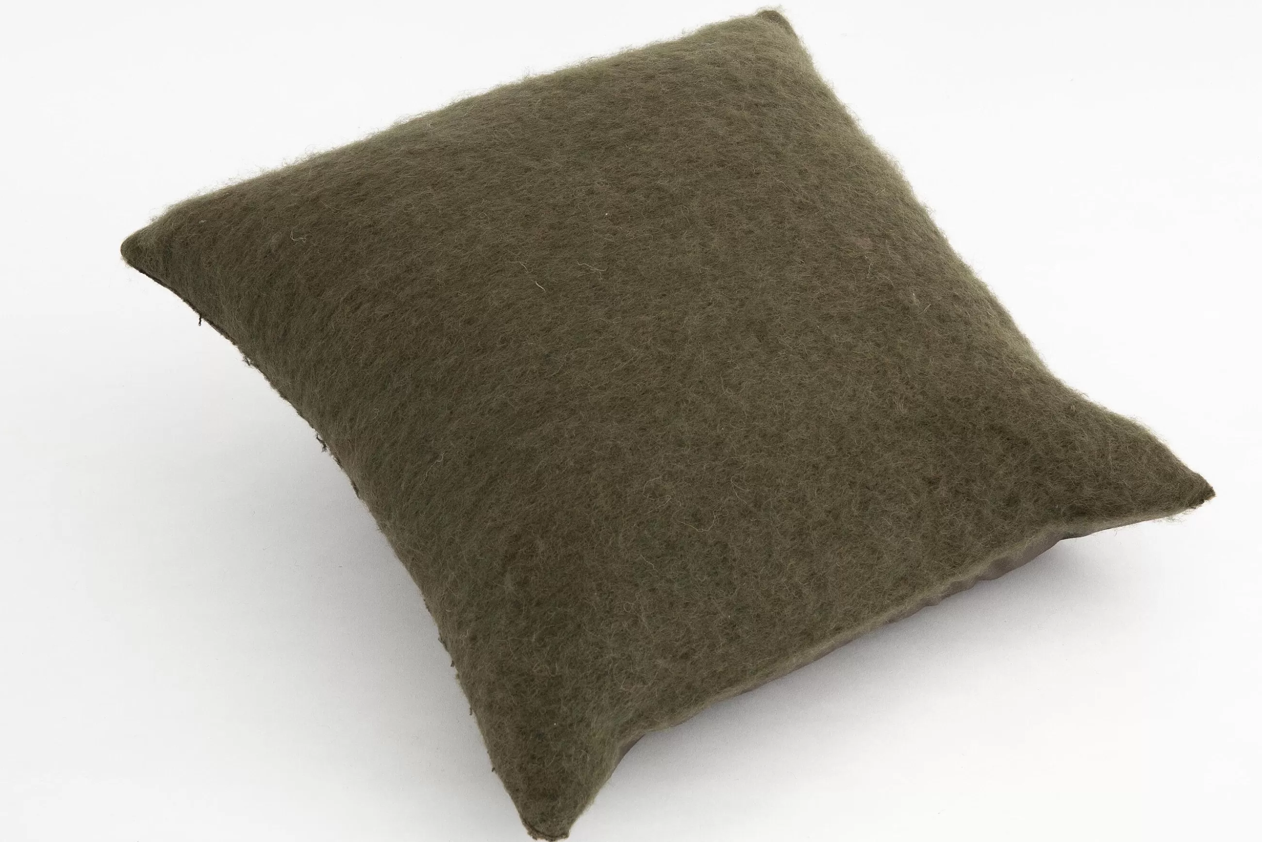 Flamant Yani, Coussin, Vert Olive- Textiles De Maison